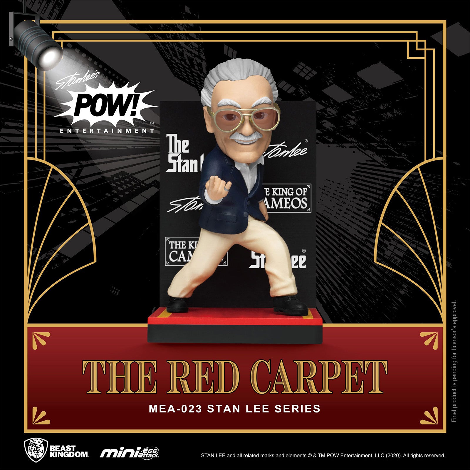Beast Kingdom Stan Lee Mini Egg Attack Action Figure Stan Lee The Red ...