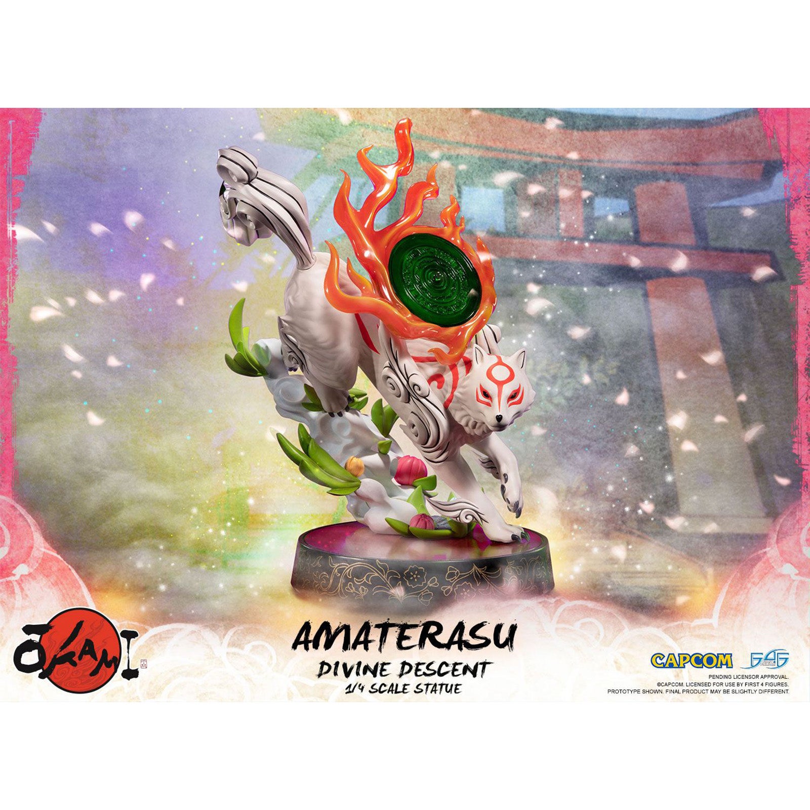 First 4 Figures Okami Amaterasu Divine Descent 1/4 Scale Resin