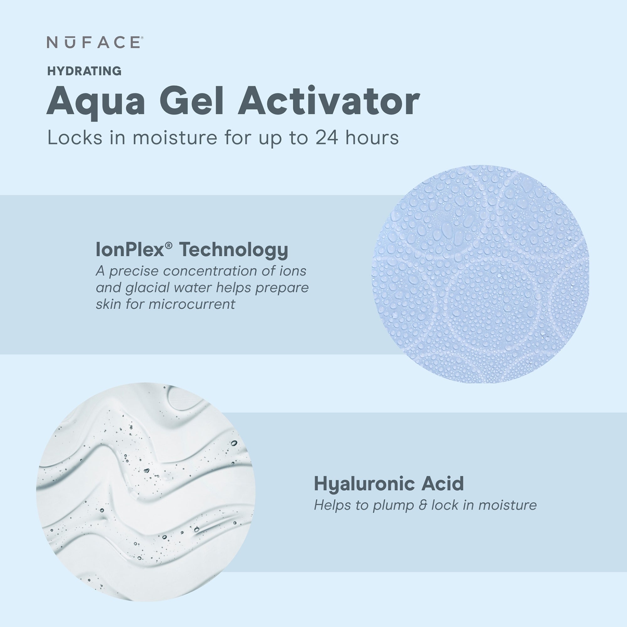NuFACE Hydrating Aqua Gel - 1.69 oz | Dermstore