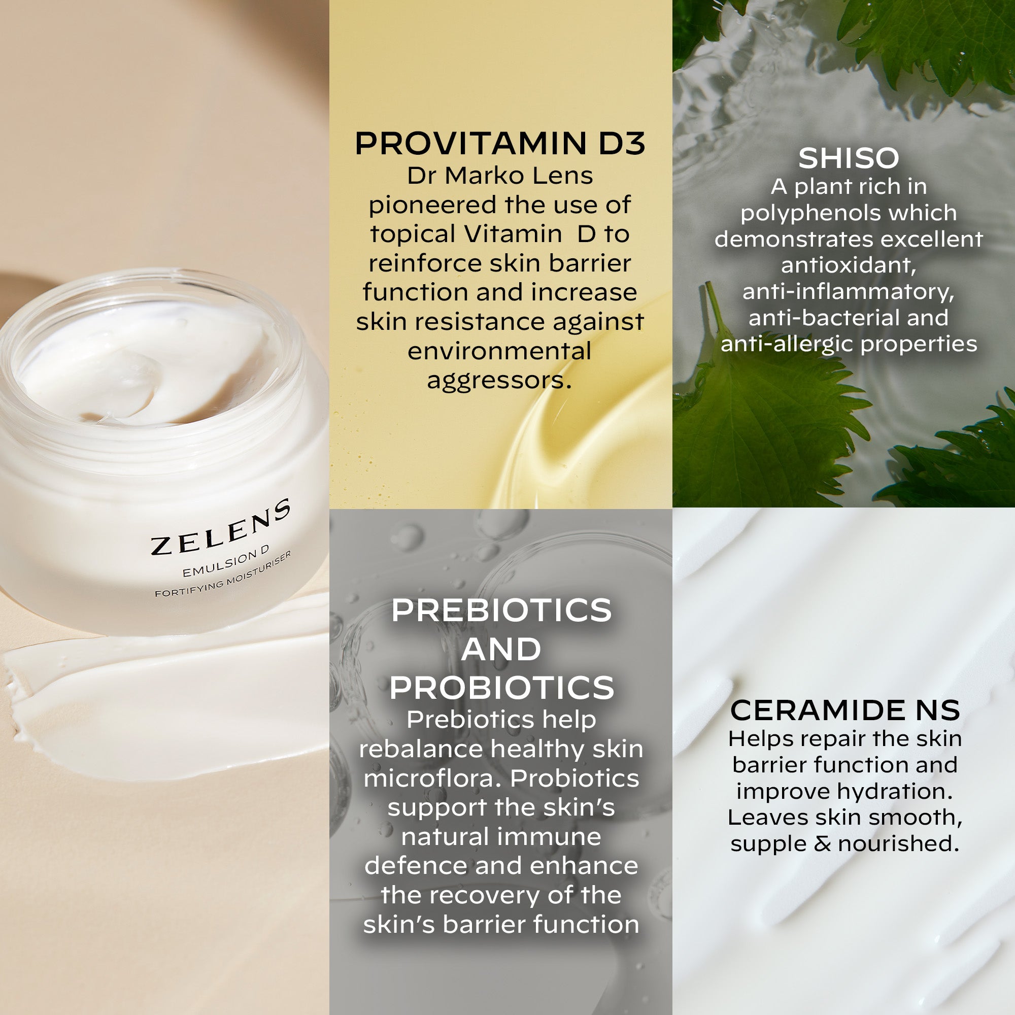 Zelens Emulsion D Fortifying Moisturiser 50ml | Cult Beauty