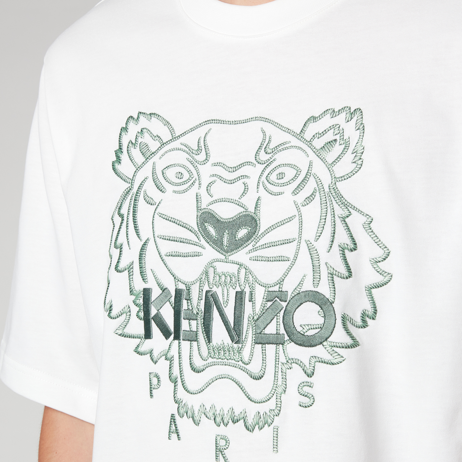 Kenzo tiger t shirt white best sale