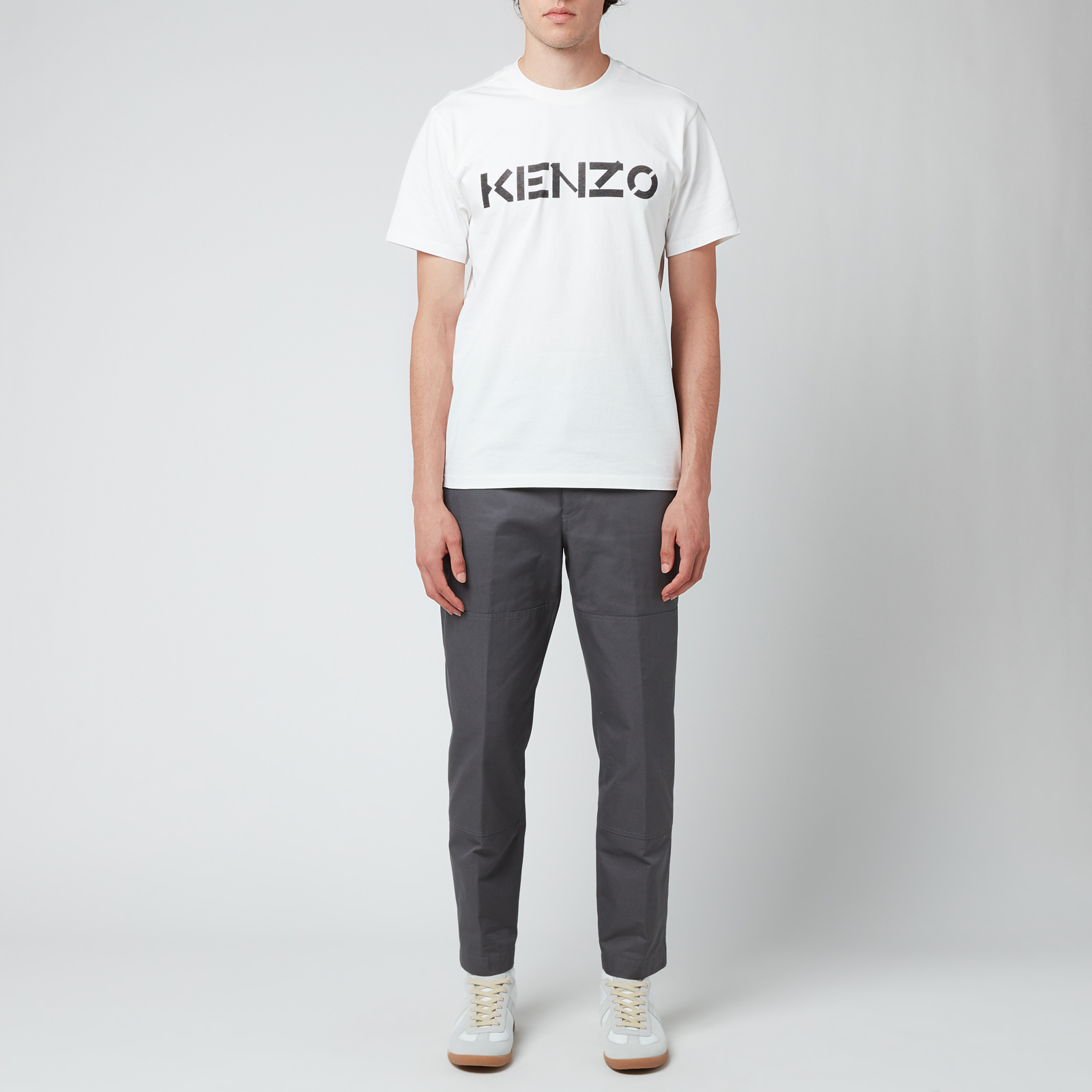 KENZO Men's Logo Classic T-Shirt - White - XS | Coggles