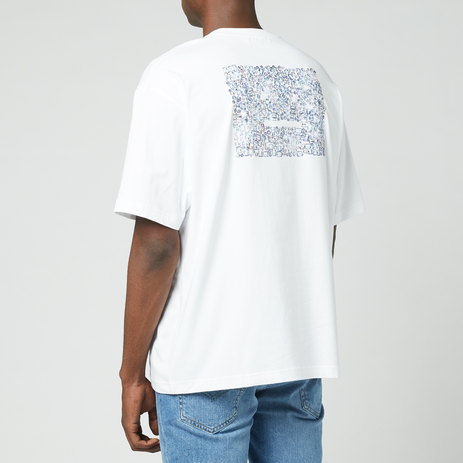Acne Studios Blue Patch T-Shirt - Tops - BeyondStyle