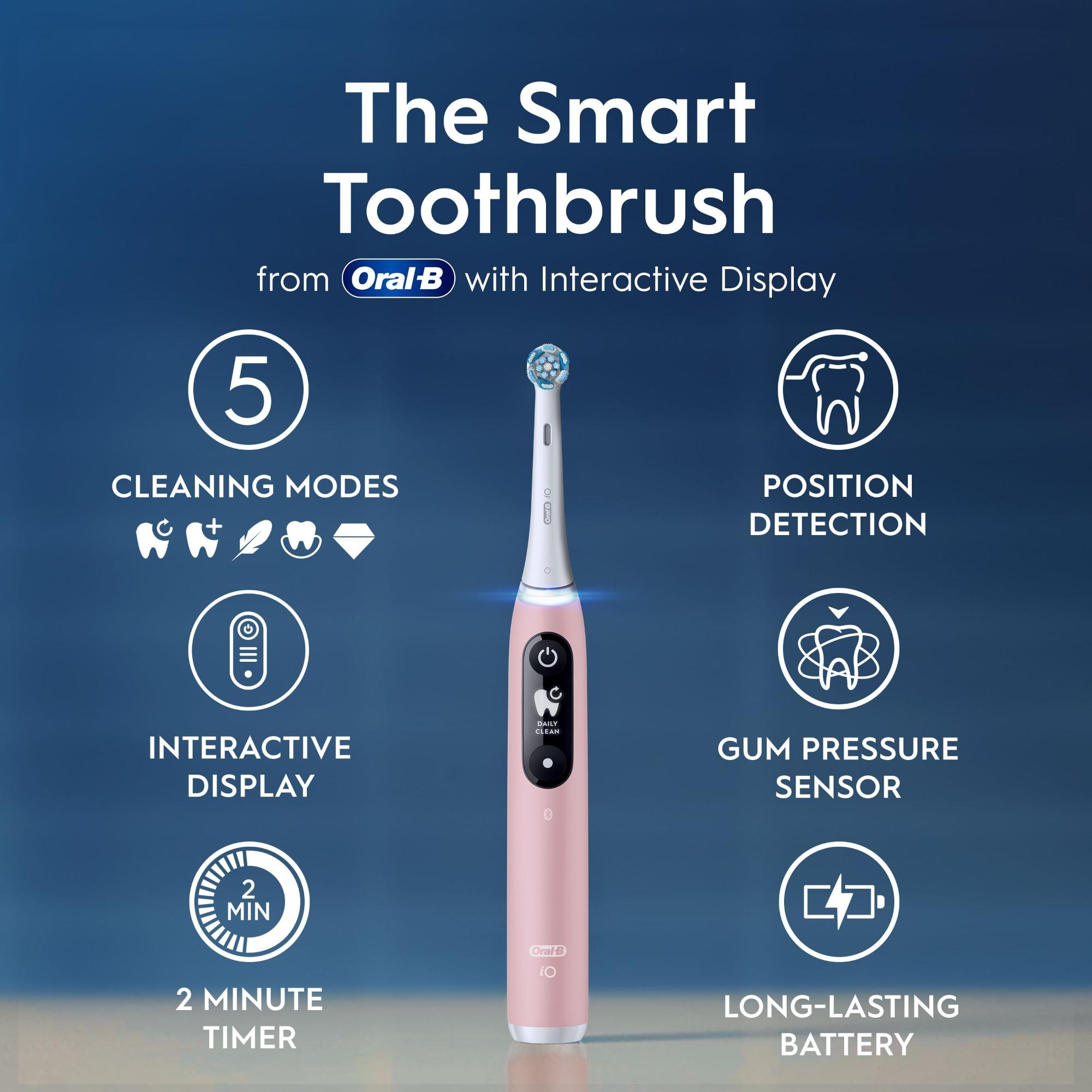 Oral B Genius X Black Electric Toothbrush Designed by Braun