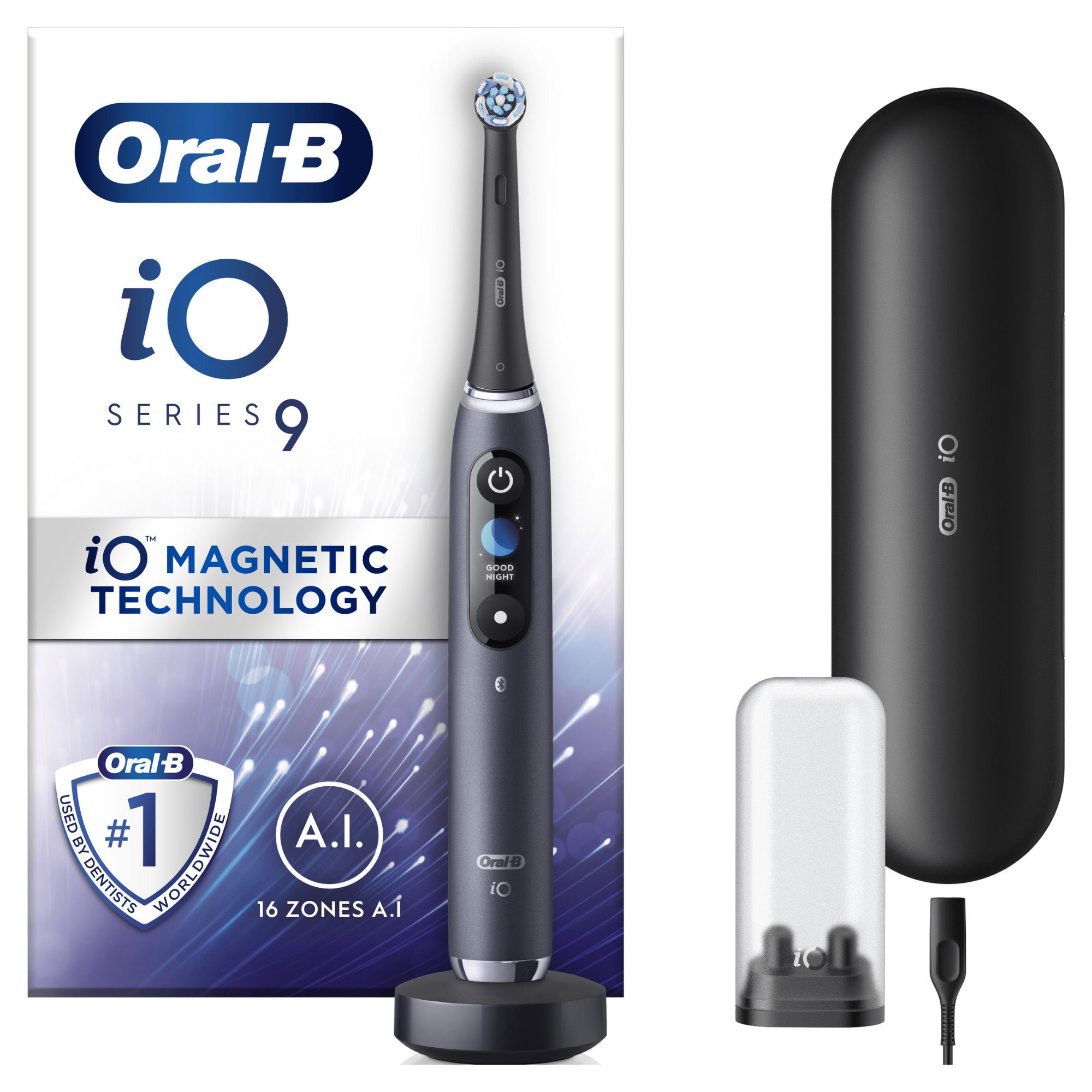 Oral B Electric Toothbrush Rechargeable iO9 Black Onyx
