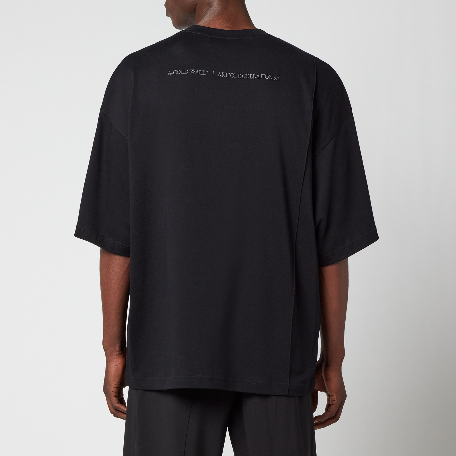 A-COLD-WALL* Men's Hemisphere Print T-Shirt - Black - S