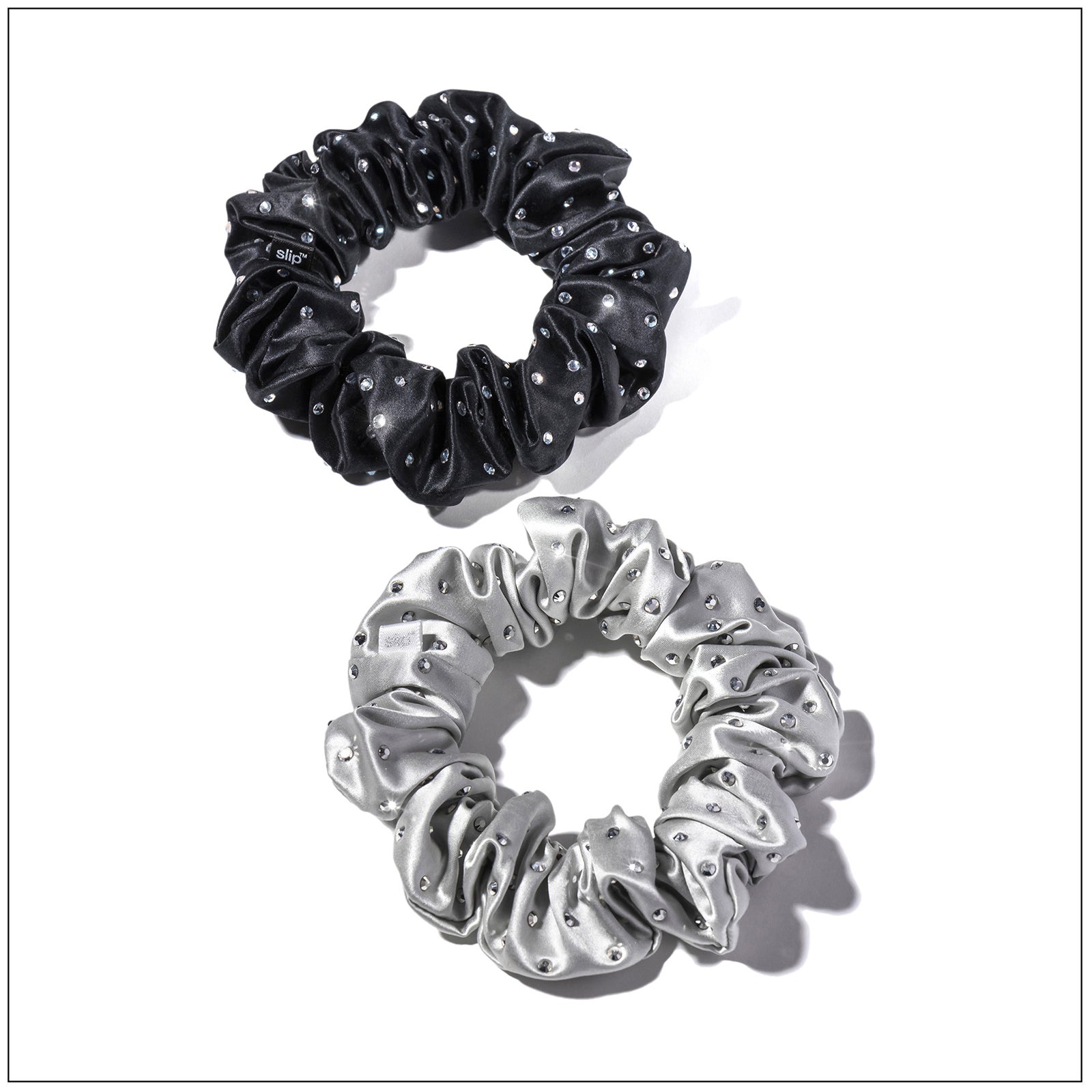(2) SLIP
Moonlight Embellished Silk
Scrunchies slip slip® crystal scrunchie set - moonlight 1piece | Dermstore main image 3