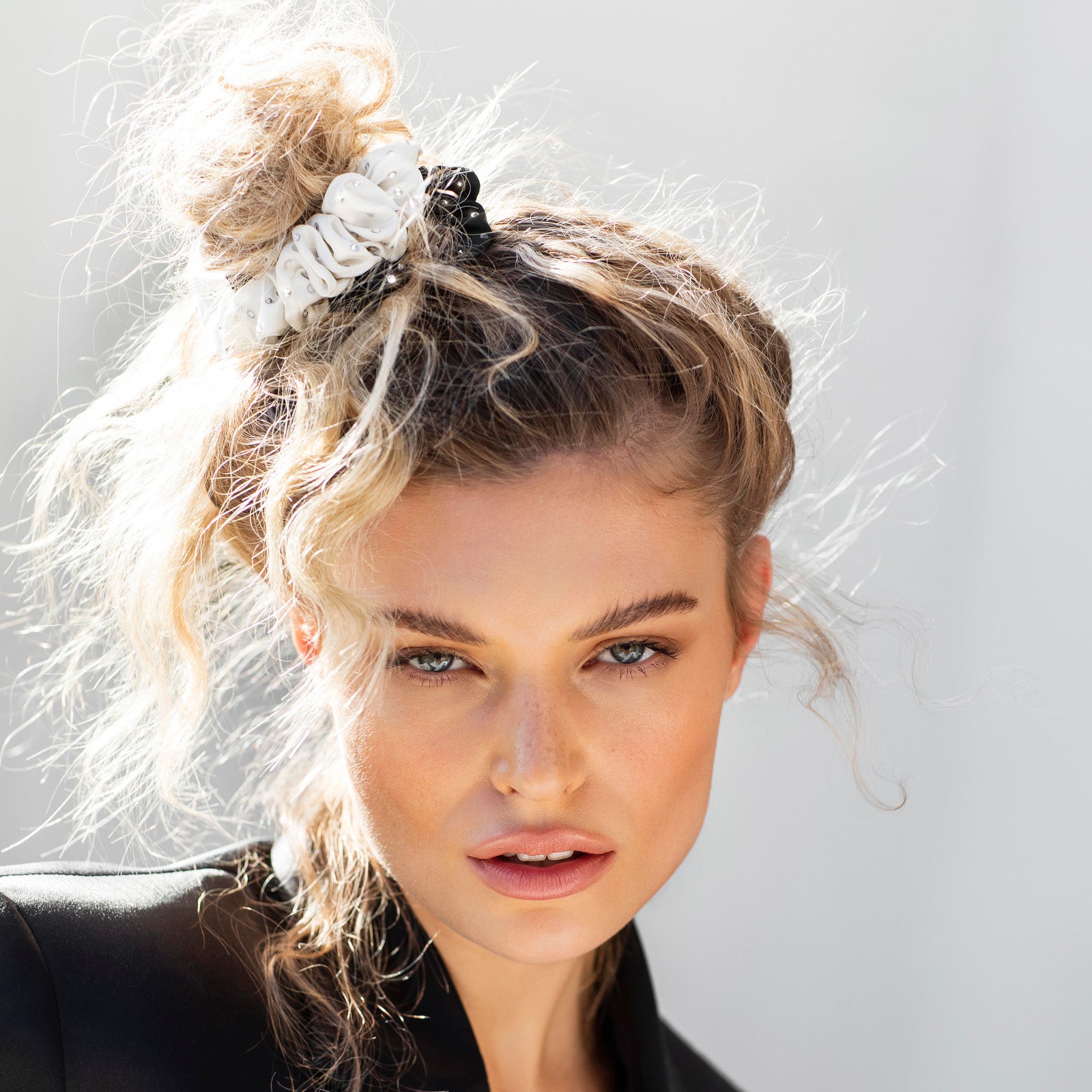 (2) SLIP
Moonlight Embellished Silk
Scrunchies Slip Crystal Scrunchie Set - Moonlight | LOOKFANTASTIC main image 3