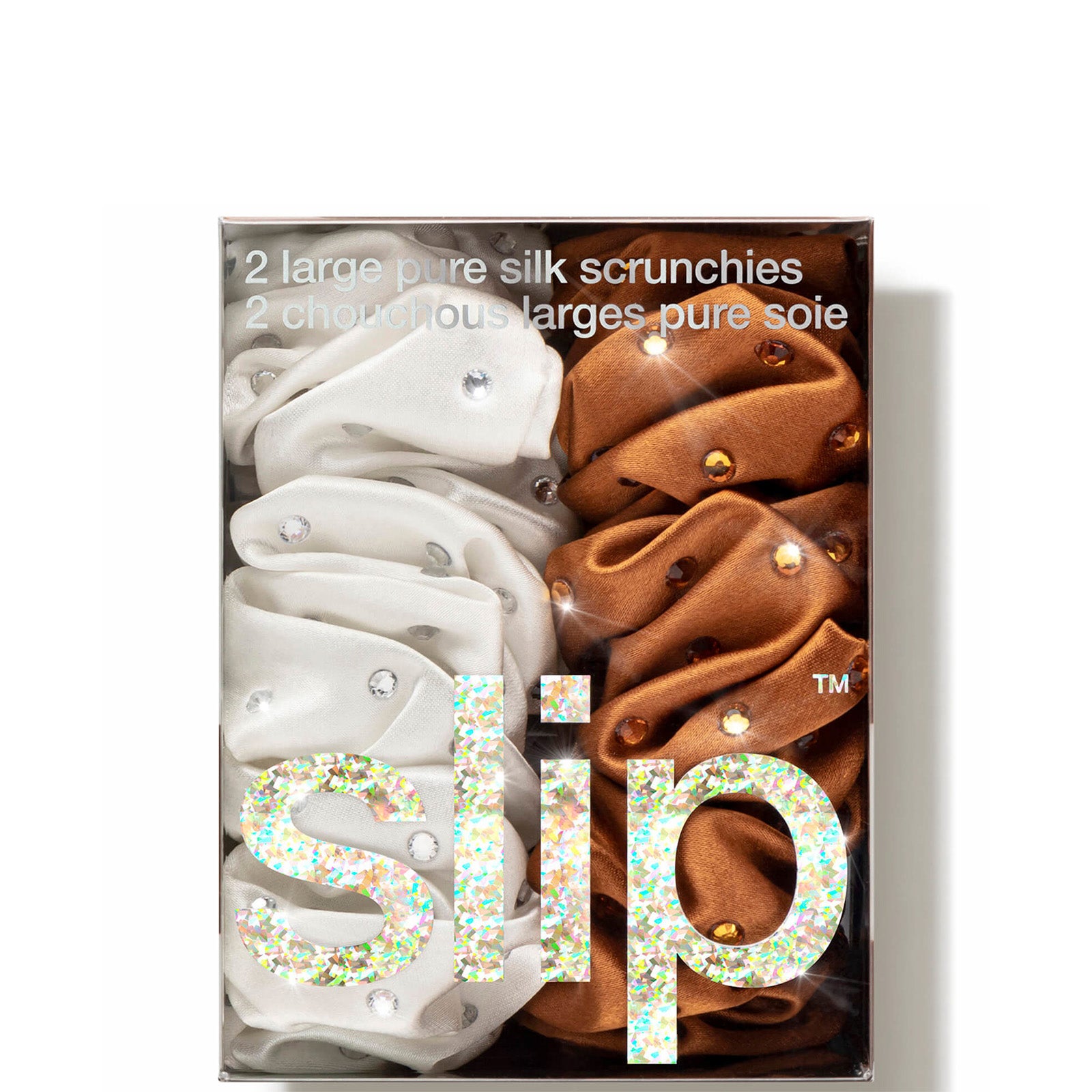 (2) SLIP
Moonlight Embellished Silk
Scrunchies Slip Crystal Scrunchie Set - Moonlight | LOOKFANTASTIC main image 2