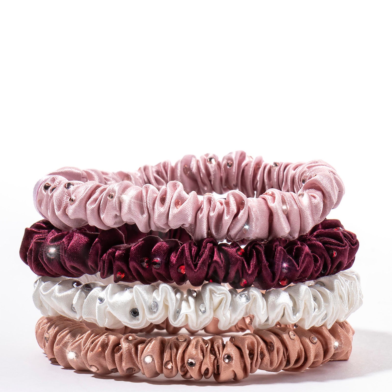 Slip Crystal Disco Fever Skinny Scrunchies Set Slip Crystal Skinny Set -Disco Fever | David Jones main image 3
