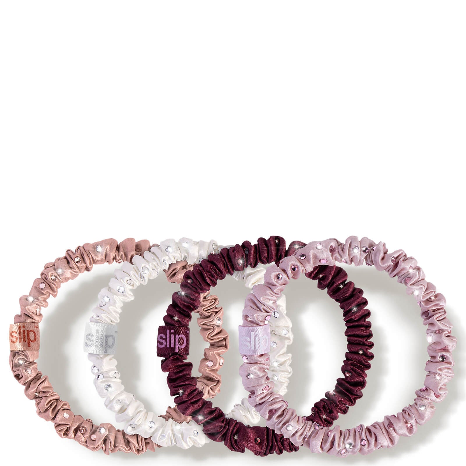 Slip Crystal Disco Fever Skinny Scrunchies Set Slip Crystal Skinny Set -Disco Fever | David Jones main image 4