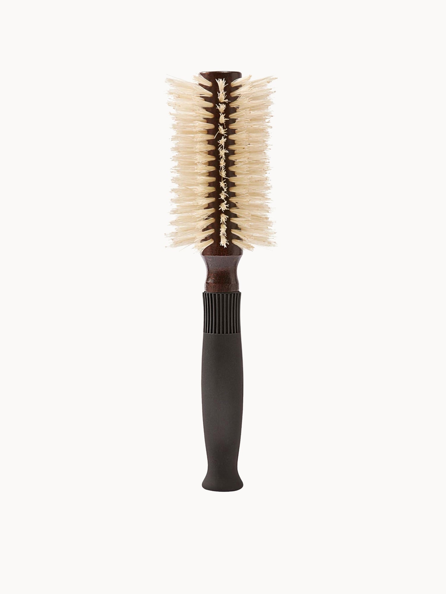 Christophe Robin Pre-Curved Blowdry Hairbrush with Natural Boar-Bristle and Wood - 12 Rows