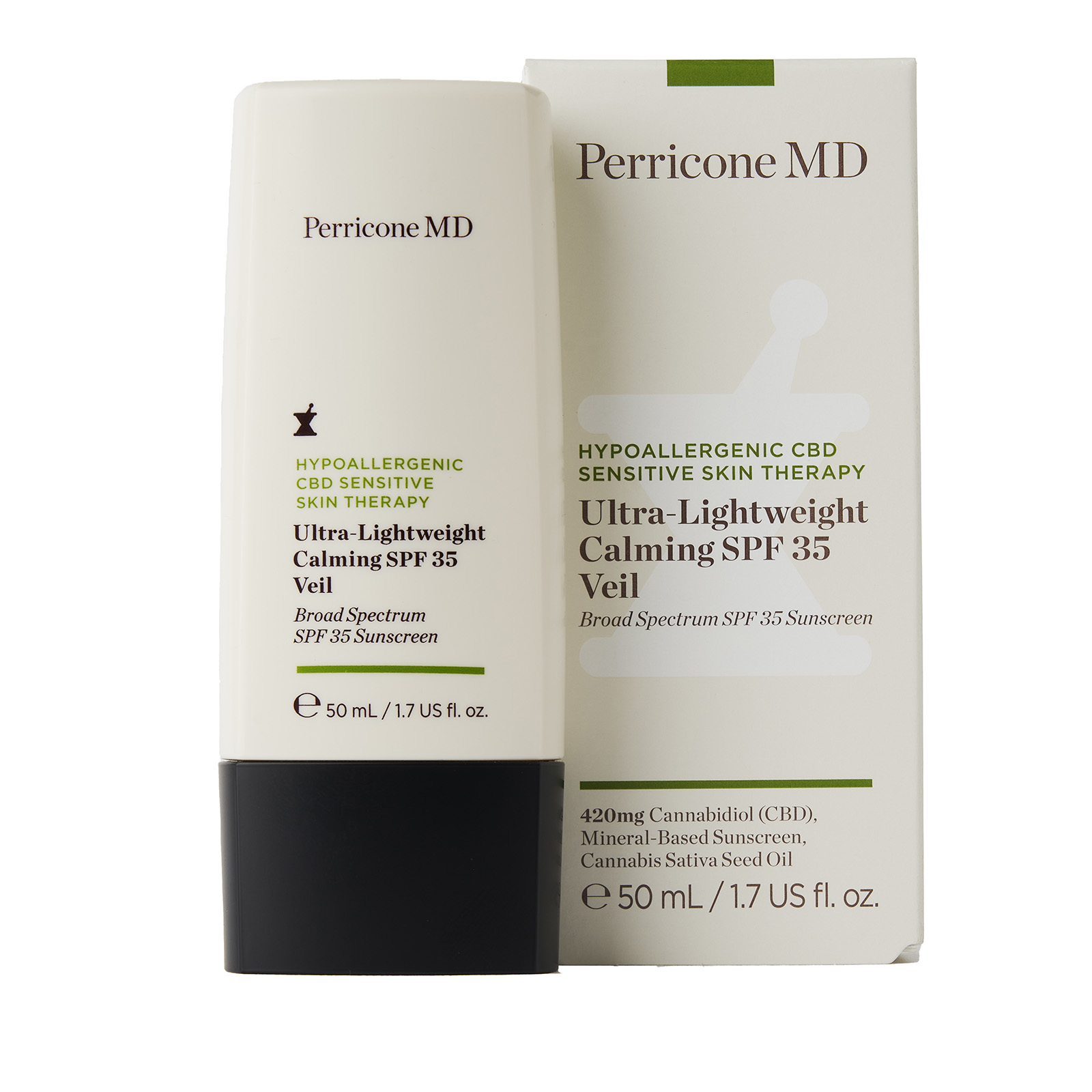 Hypoallergenic CBD Sensitive Skin Therapy Ultra-Lightweight