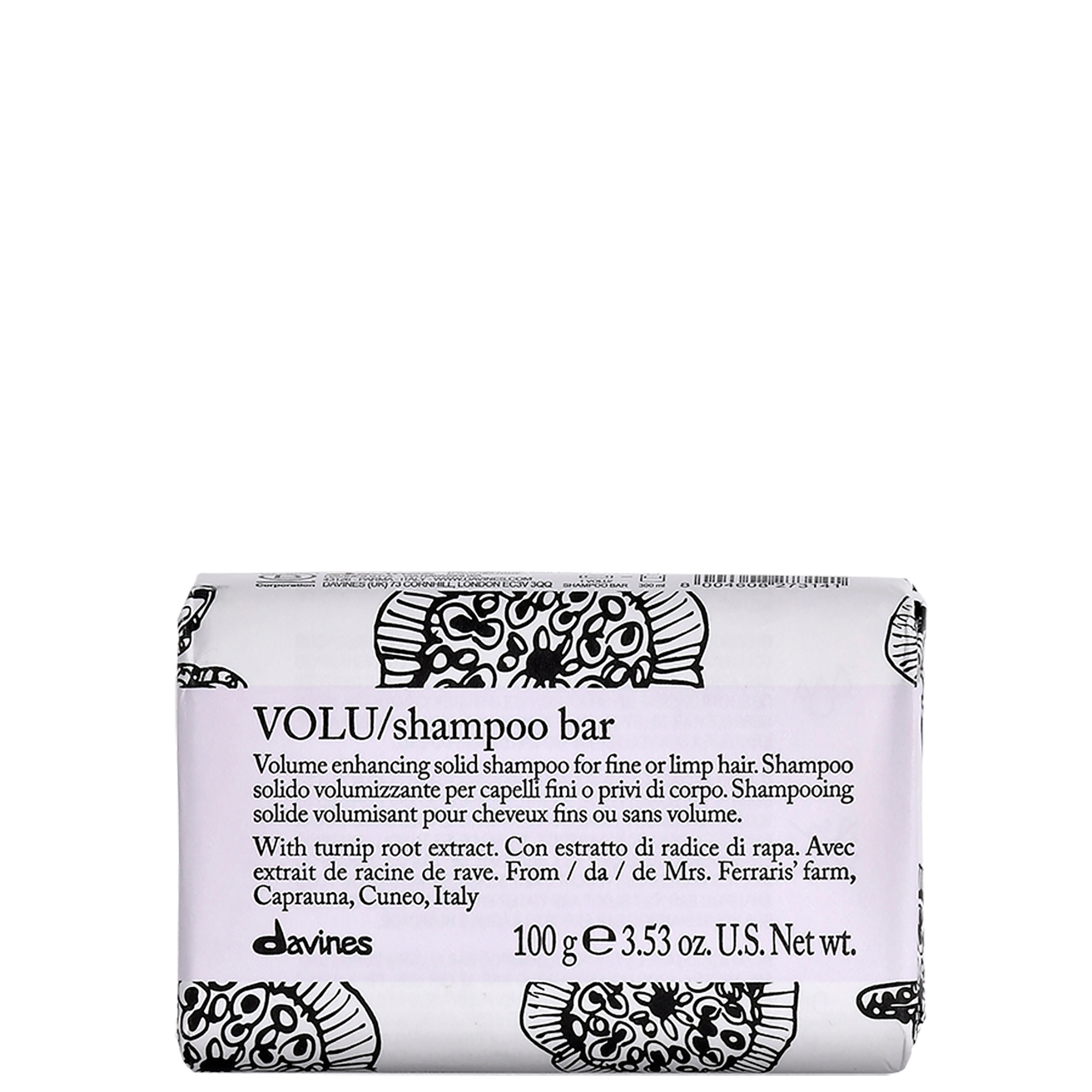 Davines VOLU Shampoo Bar 100g | Cult Beauty
