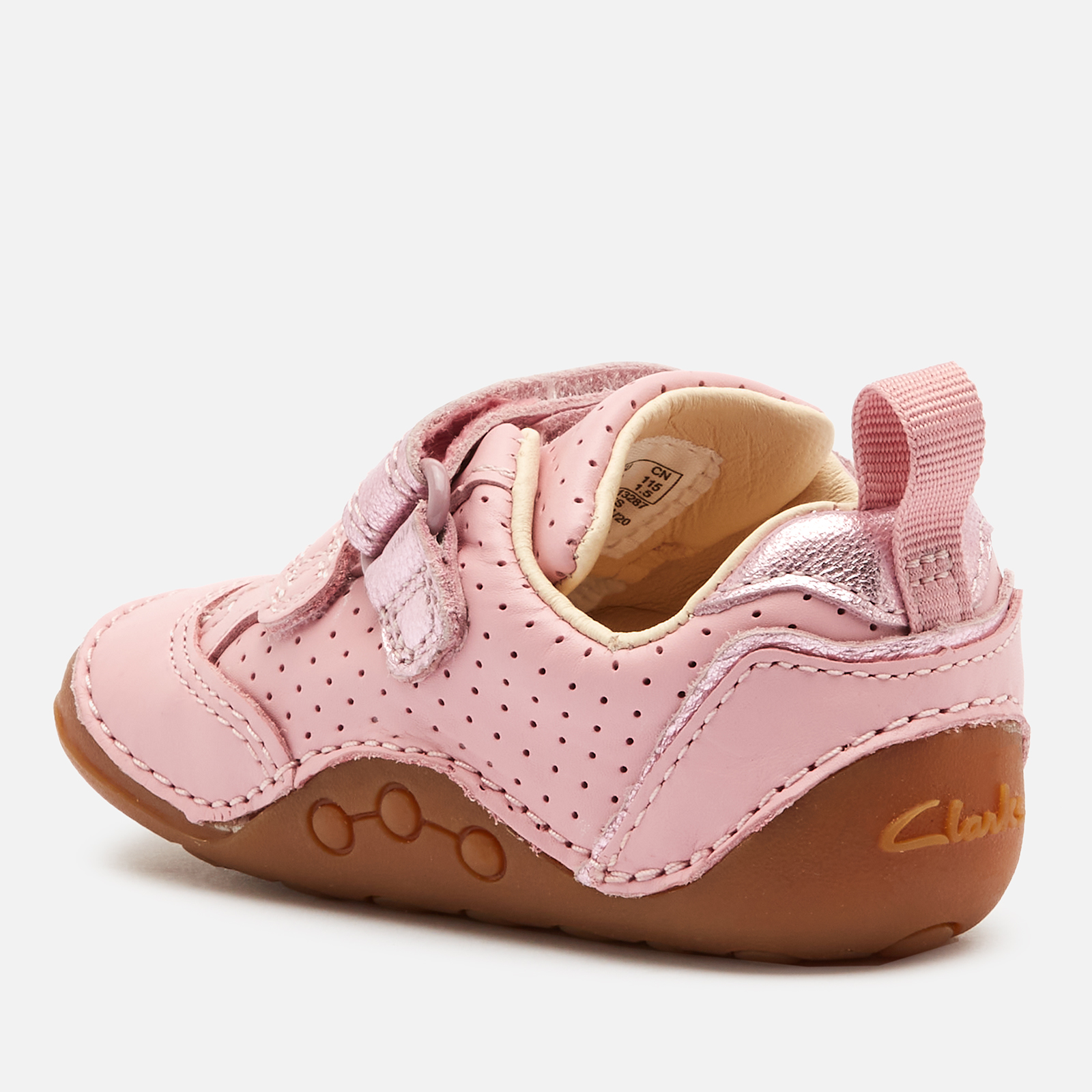 Pink Clarks Baby Walking Shoes Clarks Toddlers' Tiny Sky Trainers