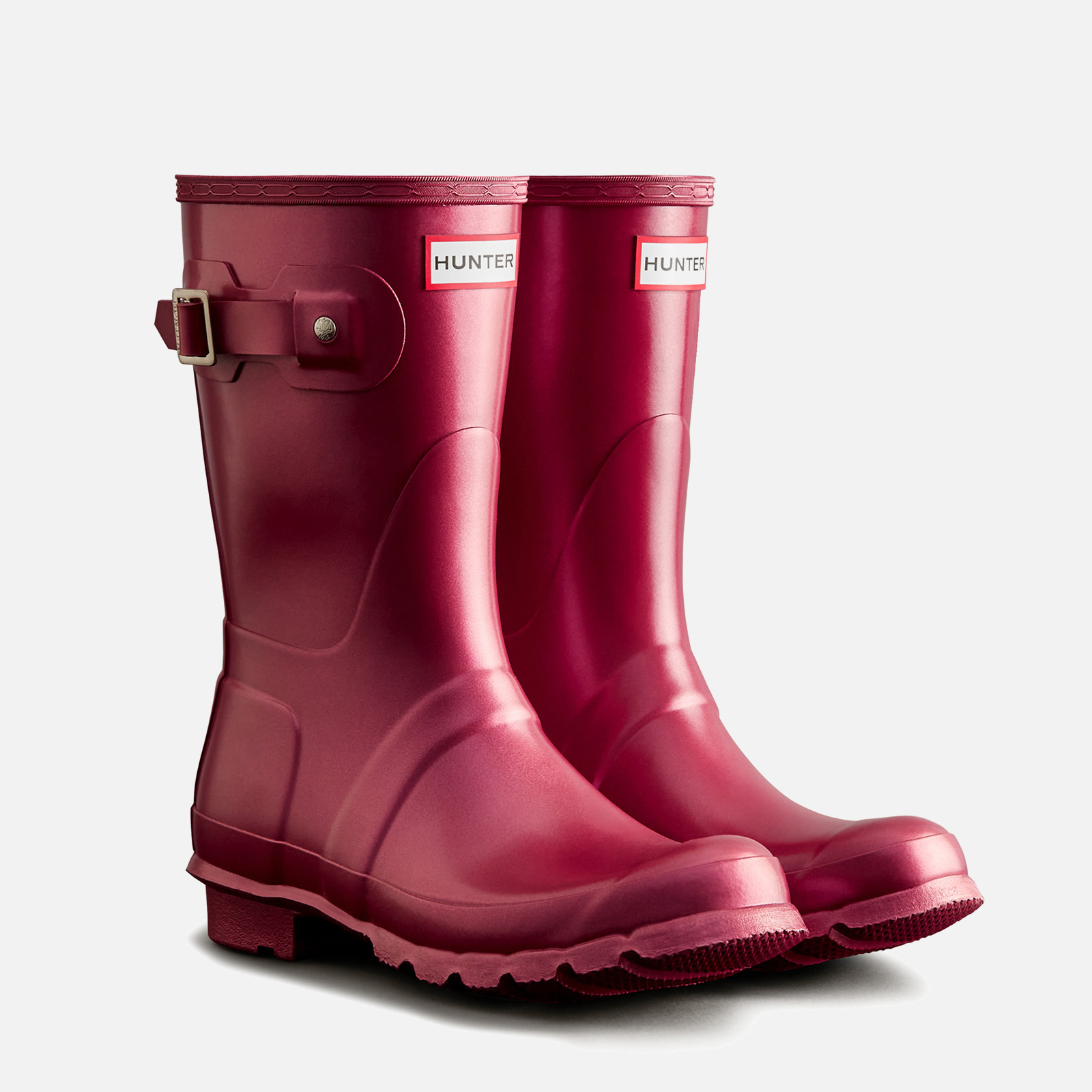 Burgundy shop hunter boots