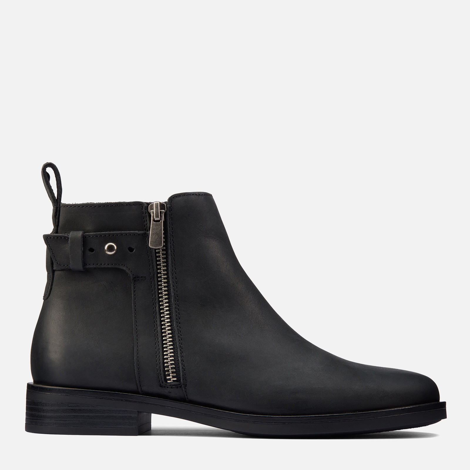 Clarks flat deals ankle boots