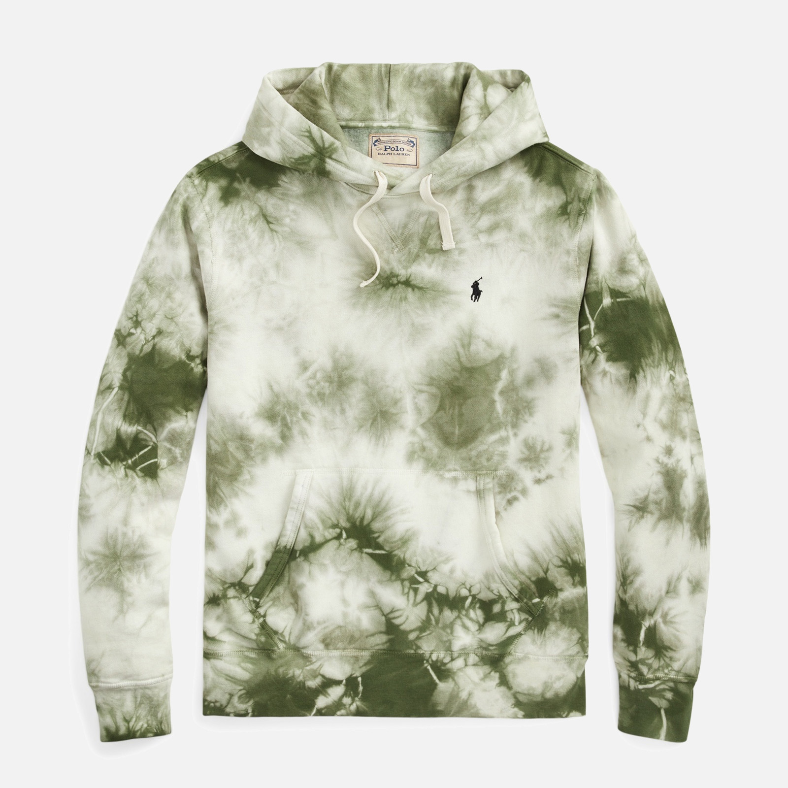 Polo tie dye cotton hoodie sale