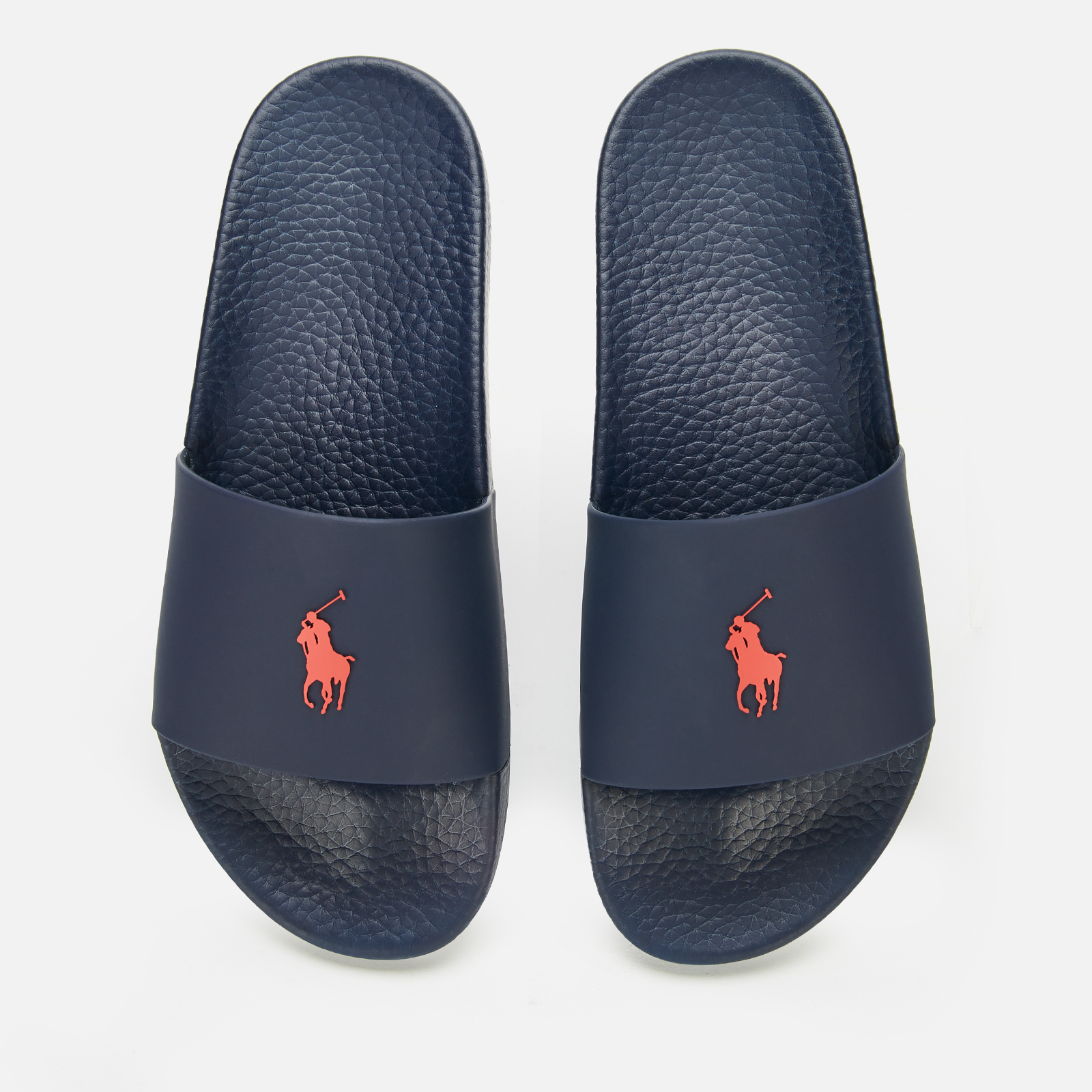 Polo Ralph Lauren Men's Slide Sandals - Navy/Red PP - UK 7 | Allsole