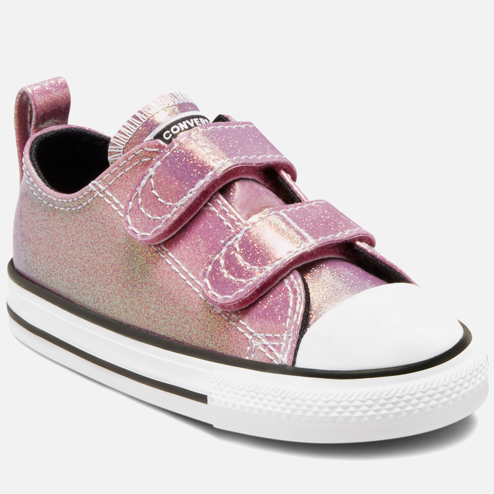 Rose gold 2024 converse velcro