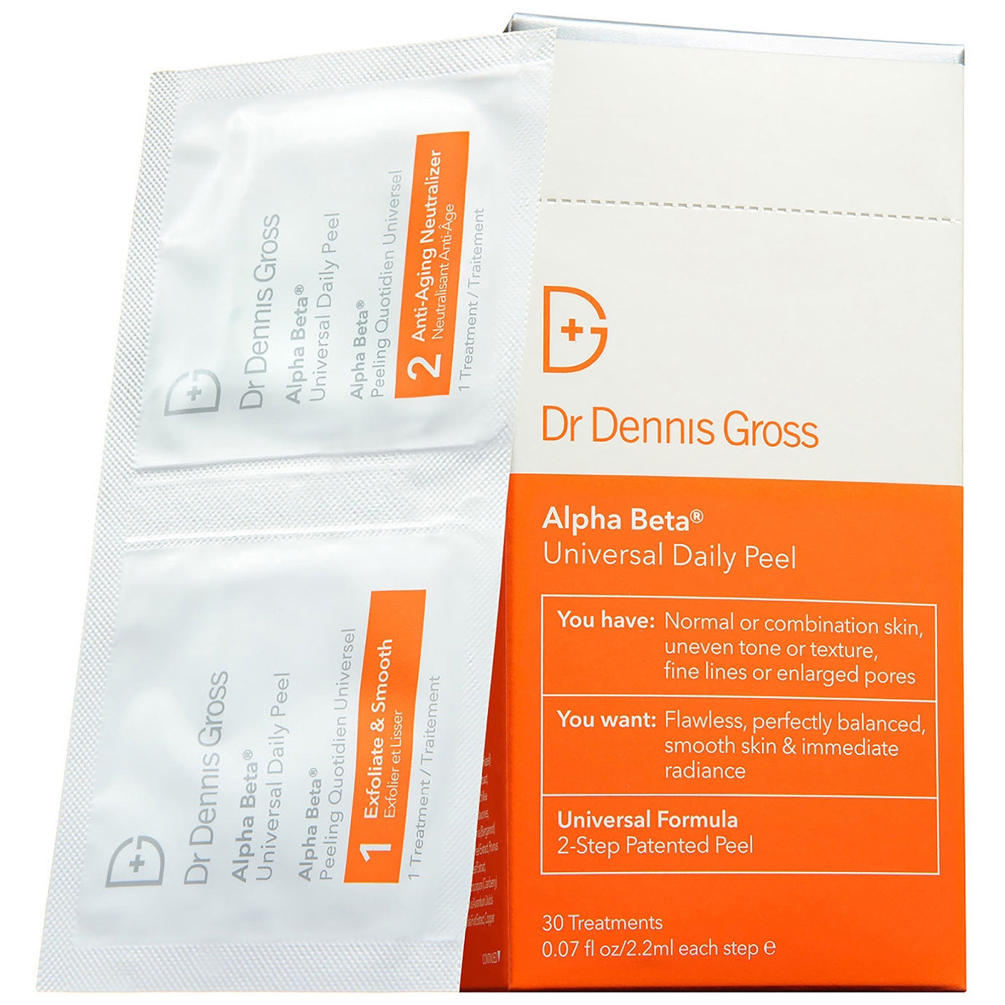 Dr Dennis Gross Alpha Beta Universal Daily Peel (30 Pack) | Dermstore