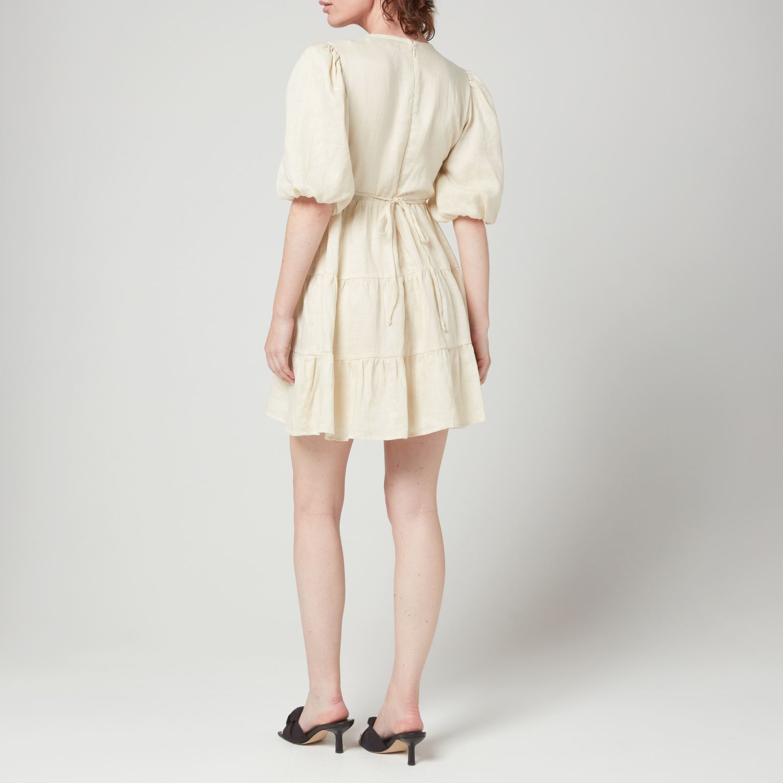 Faithfull The Brand Women's Elmiya Mini Dress - Plain Cream