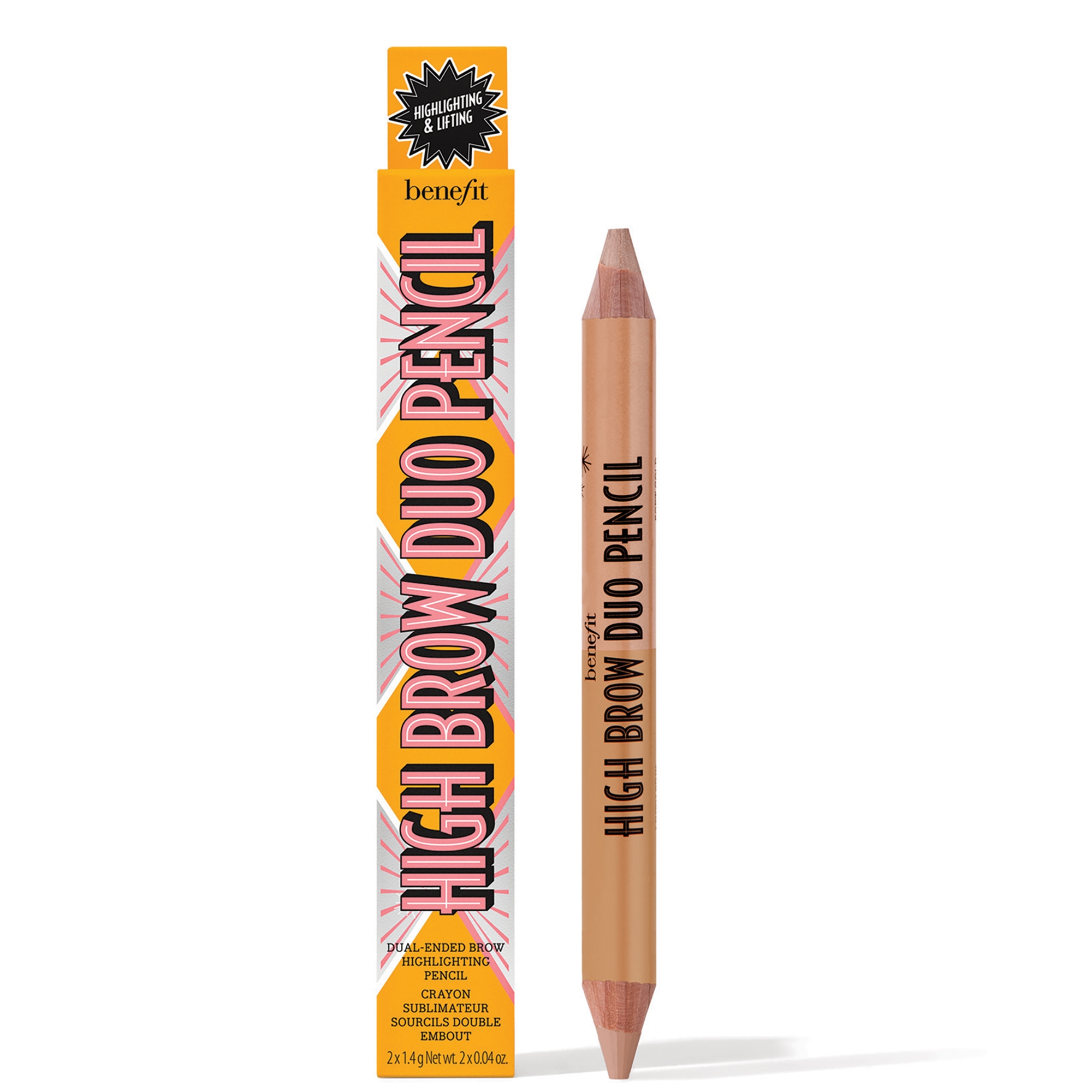 cult benefit High Brow Duo Highlighting and Lifting Eyebrow Pencil 2.8g (Various Shades)