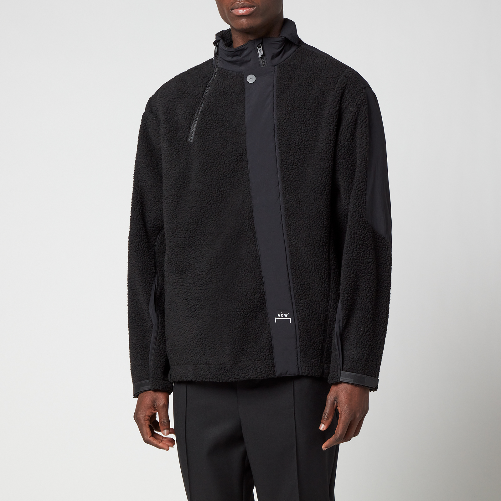 A-COLD-WALL* Men's Bias Fleece Jacket - Black | Coggles