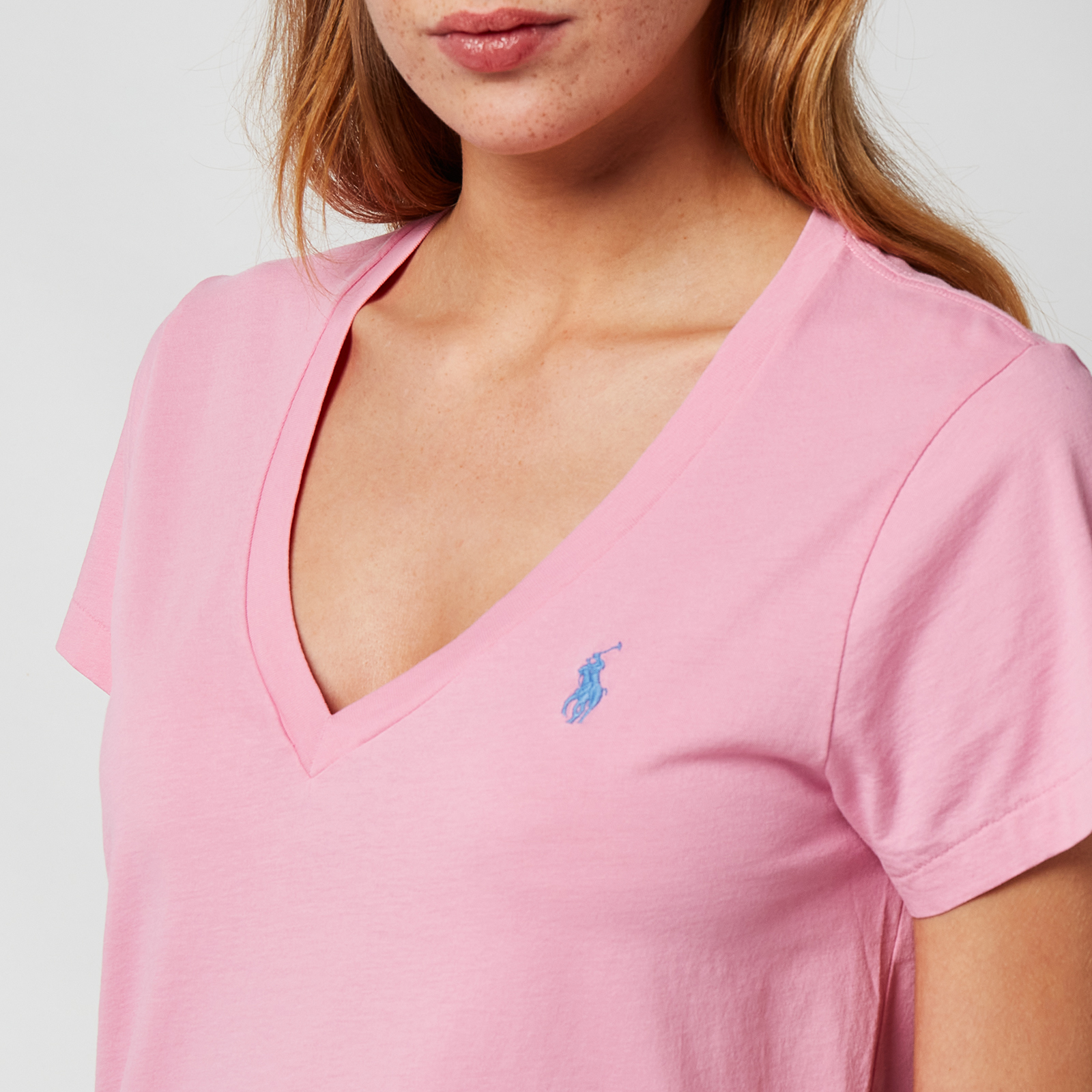 Polo ralph lauren v neck women's t shirts best sale