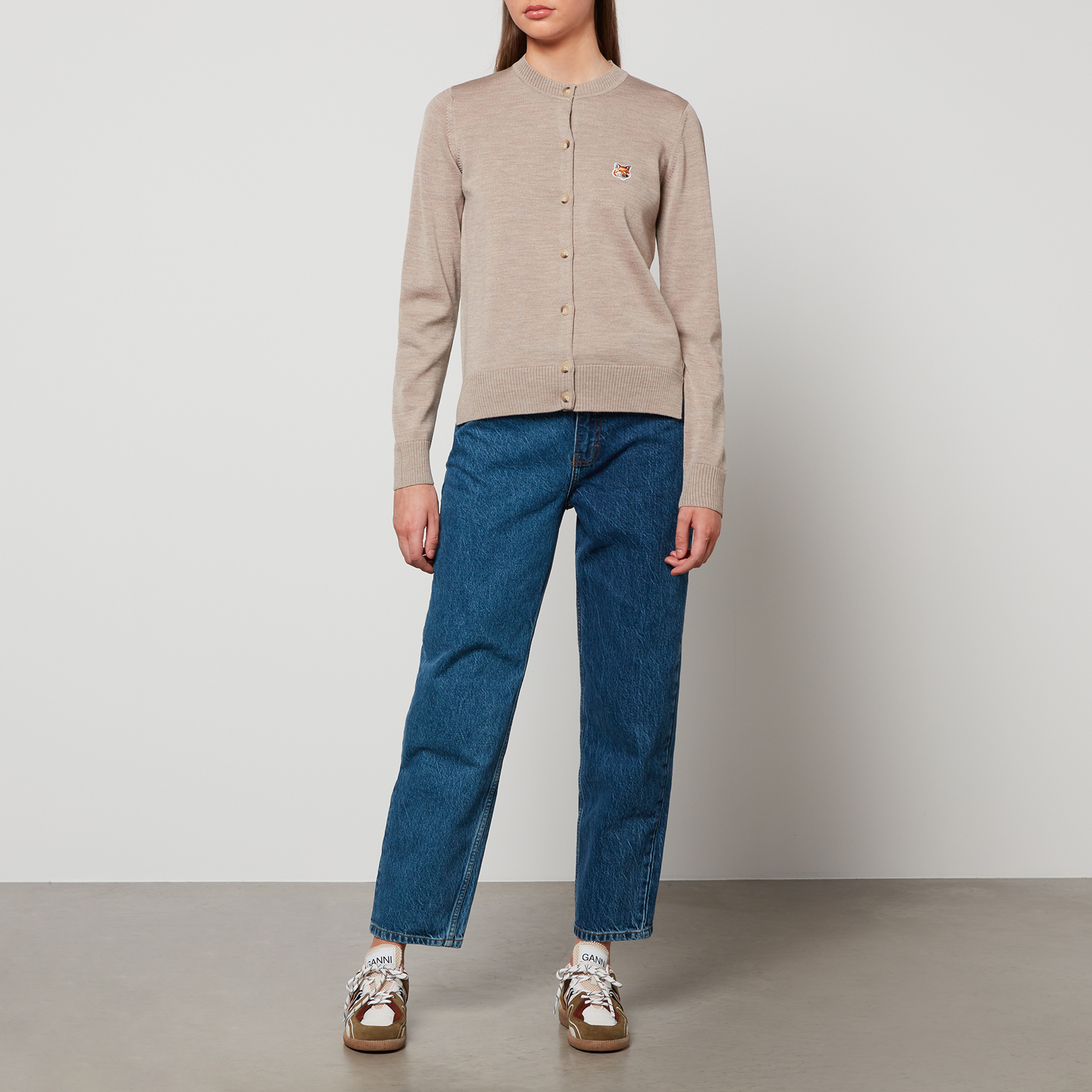 pois♡double mesh Cardigan【beige】 pois♡double mesh Cardigan【beige】 New pois double mesh