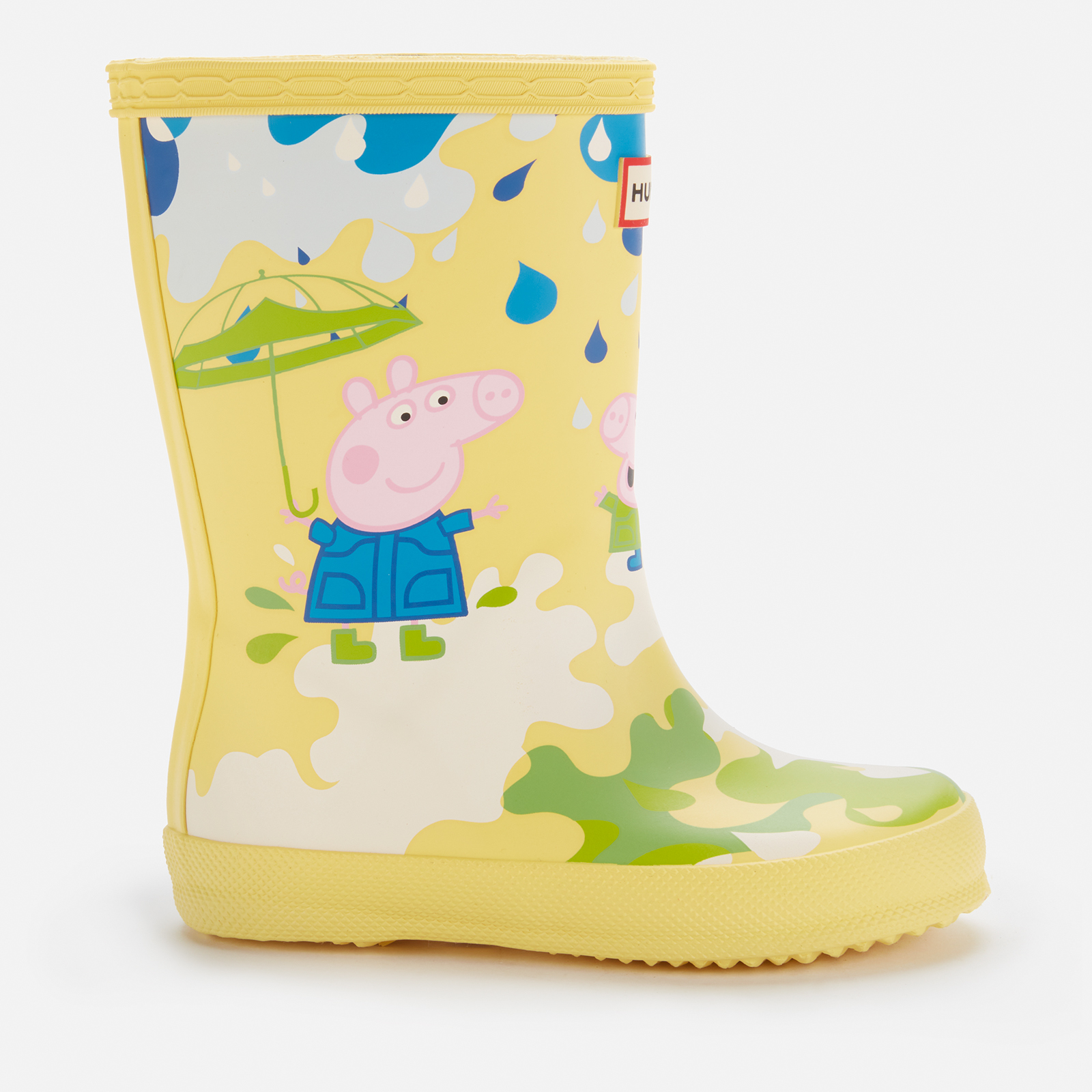 Hunter X Peppa Pig Kids First Classic Muddy Puddles Wellington