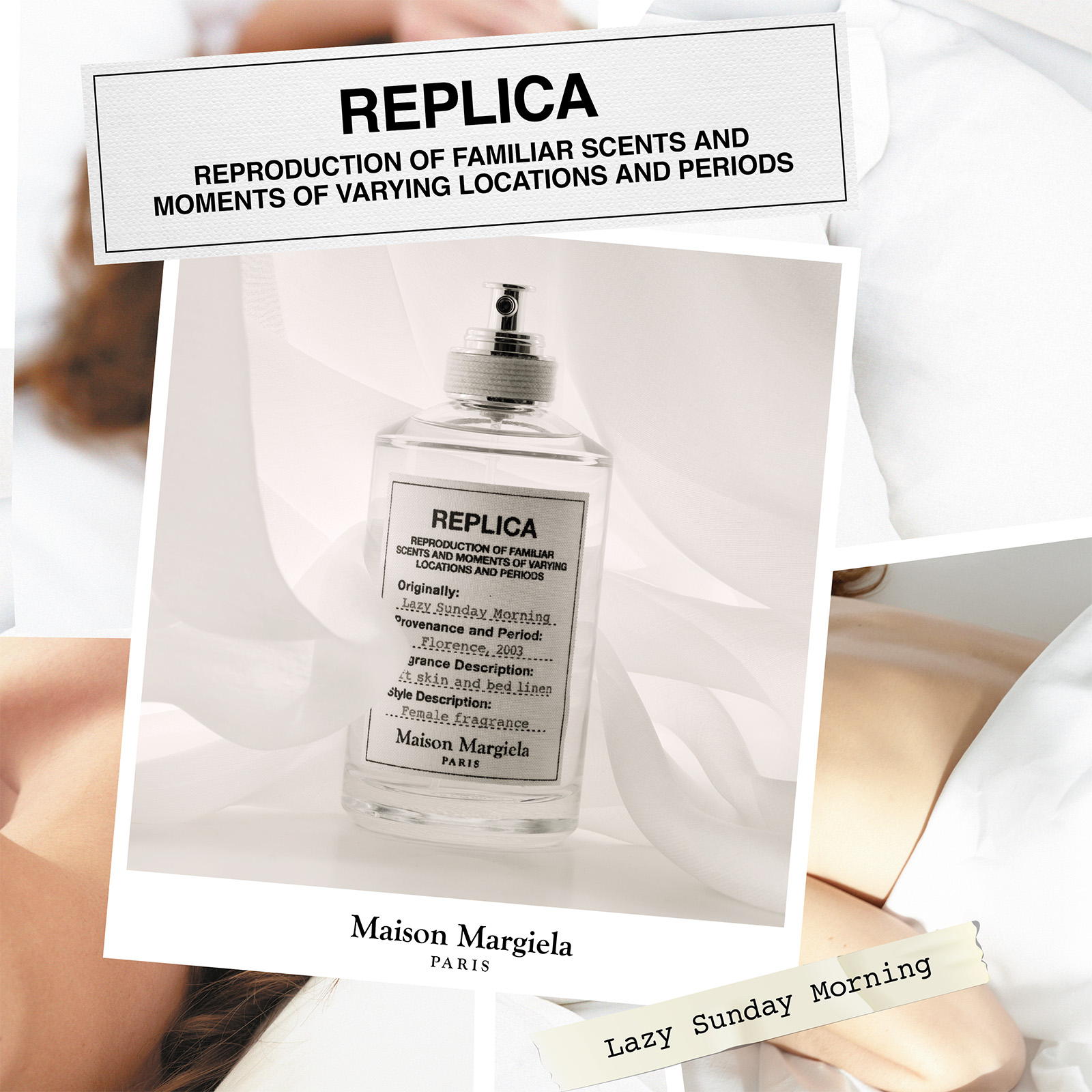 香水(ユニセックス) Maison Margiela Sunday Morning 100ml Maison Martin Margiela Replica Lazy Sunday Morning 3.4oz