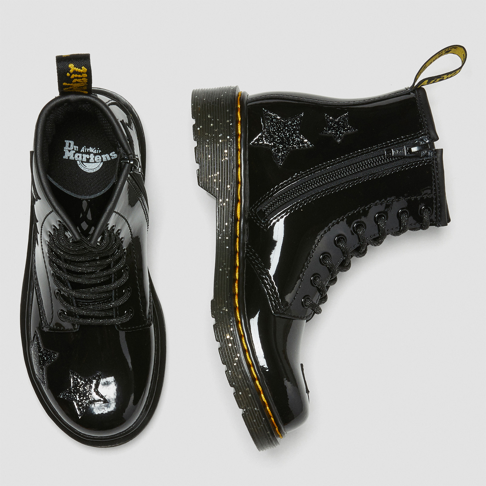 Dr. Martens Kids' 1460 Patent Lamper Lace Up Boots - Patent