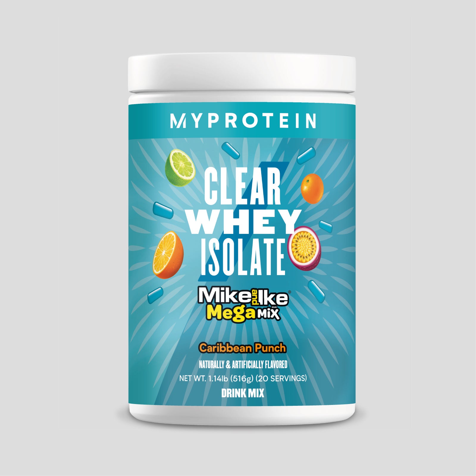 Clear Whey Isolate Caribbean Punch - Caribbean Punch flavor protein powder by Myprotein