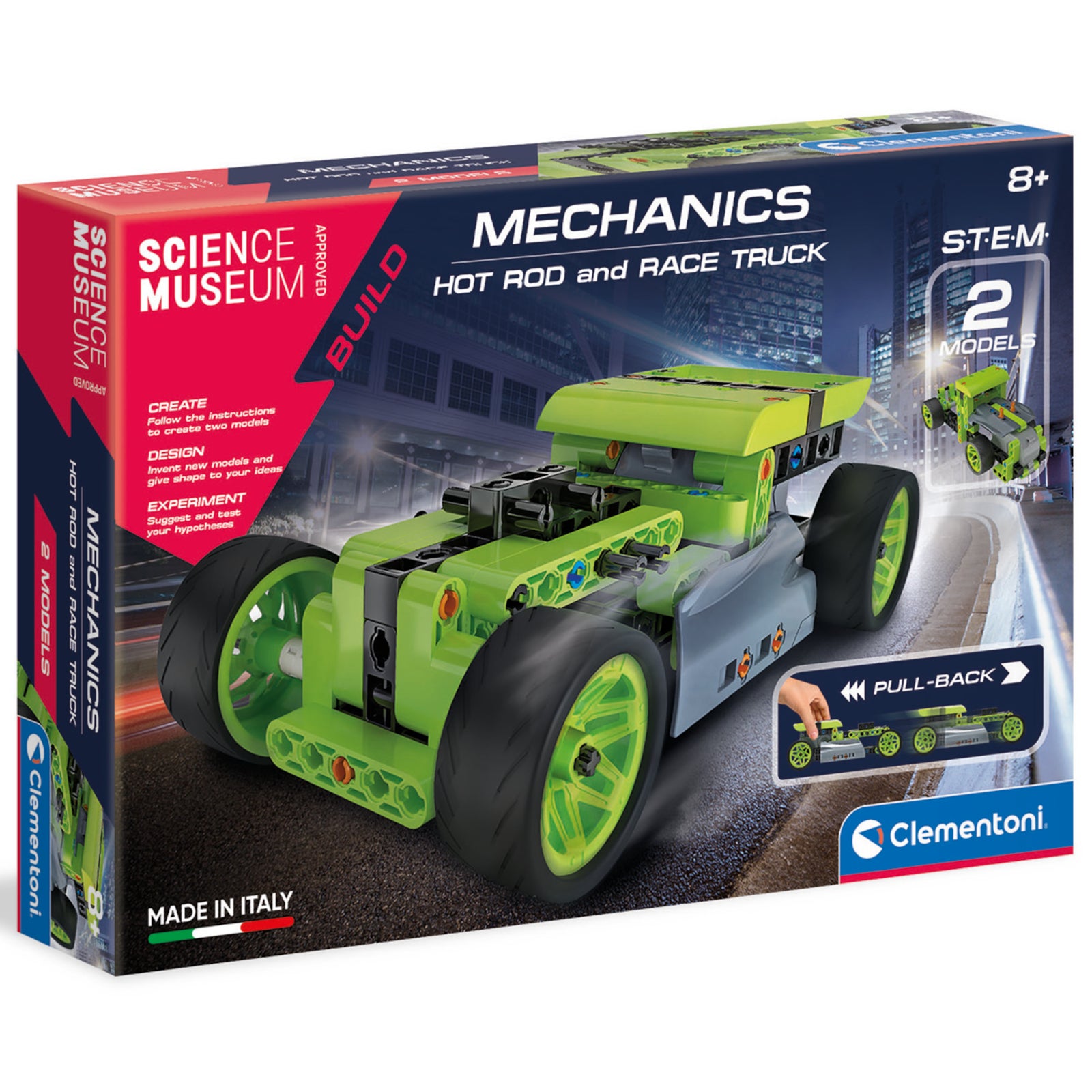 Science Museum Mechanics Lab - Pull Back Car Toy | Zavvi UK