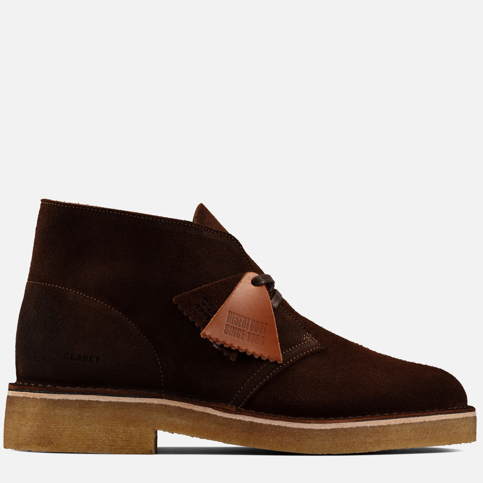 Clarks Originals Men's 221 Suede Desert Boots - Dark Tan Clarks Originals Men's 221 Suede Desert Boots - Dark Tan