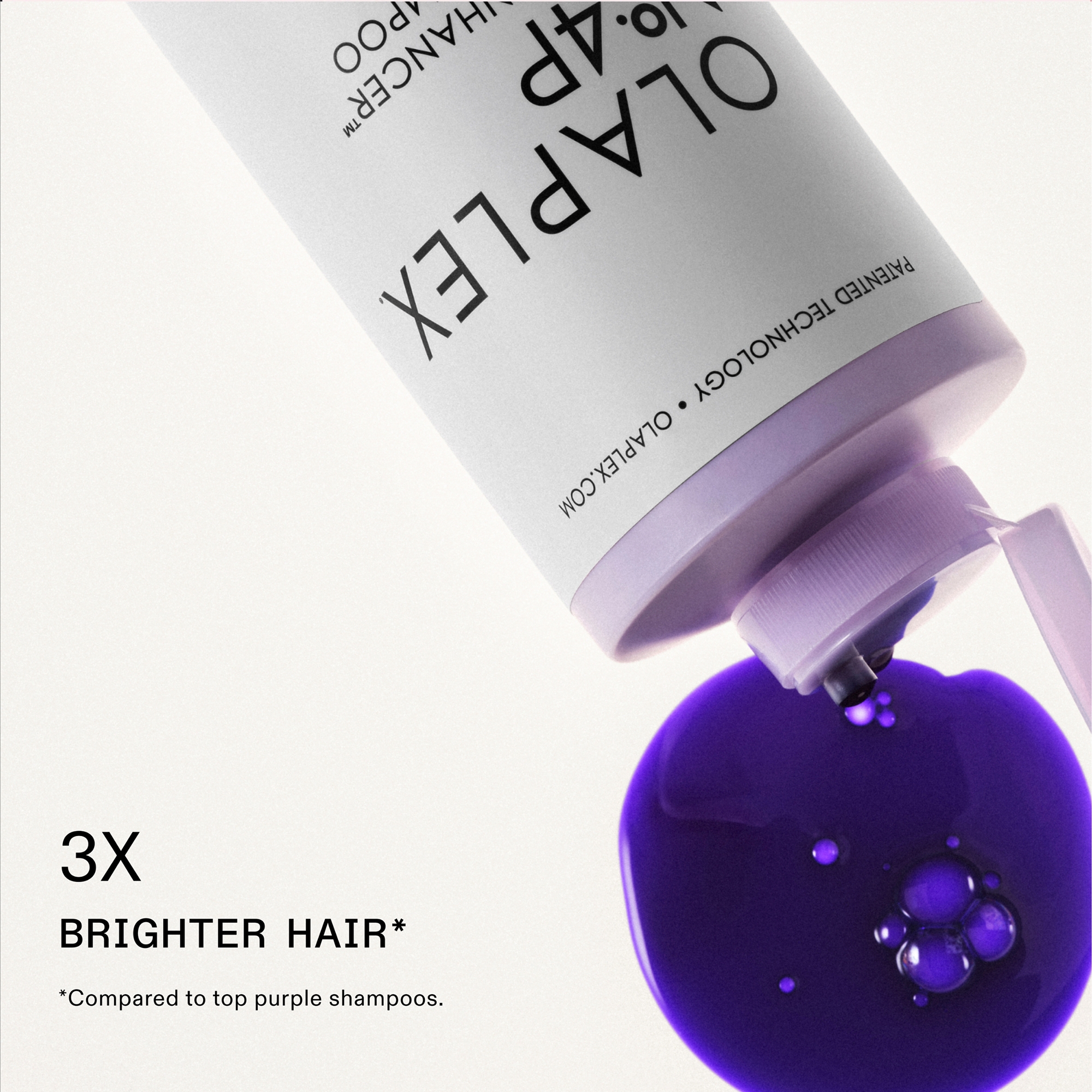 SHAMPOO レコード Olaplex No.4P Blonde Hair Hydrating and Brightening Purple