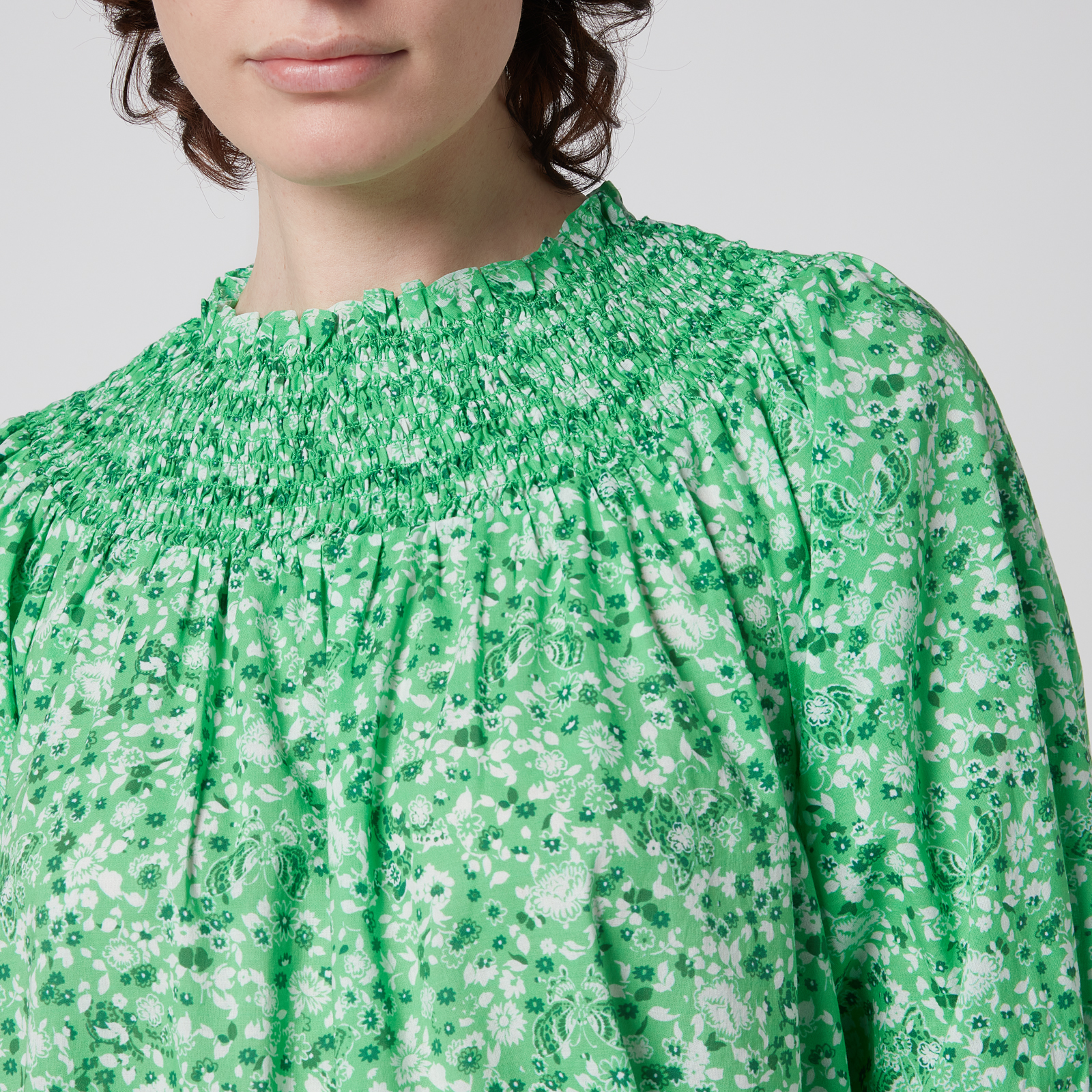 Rixo Women's Azalea Dress - Green Meadow Ditsy - UK 6 | Coggles