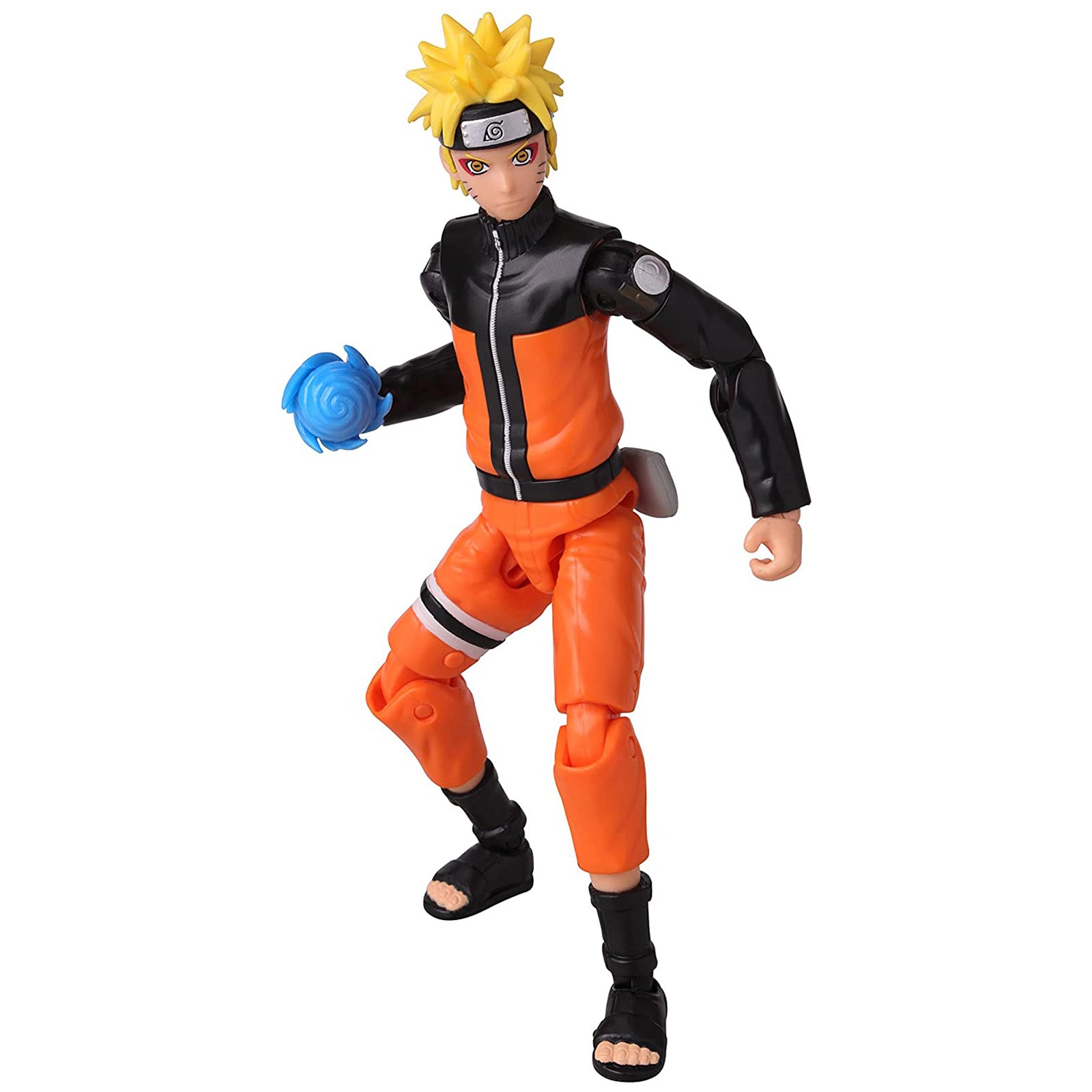 Grande Figurine articulée - BANDAI - Anime Heroes - Naruto Shippuden - Figurine Anime Heroes Mega 30 cm - Sasuke Uchiwa - Jeux - Jouets