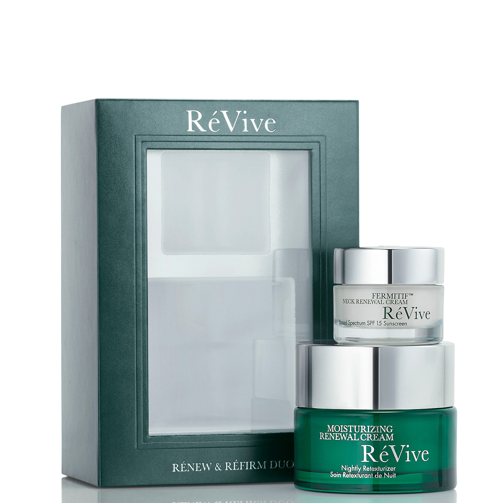 RÉVIVE Moisturizing Renewal Duo 5ml 15ml The Ultimate Hydration Duo | Moisturizing Renewal Hydrogel Serum