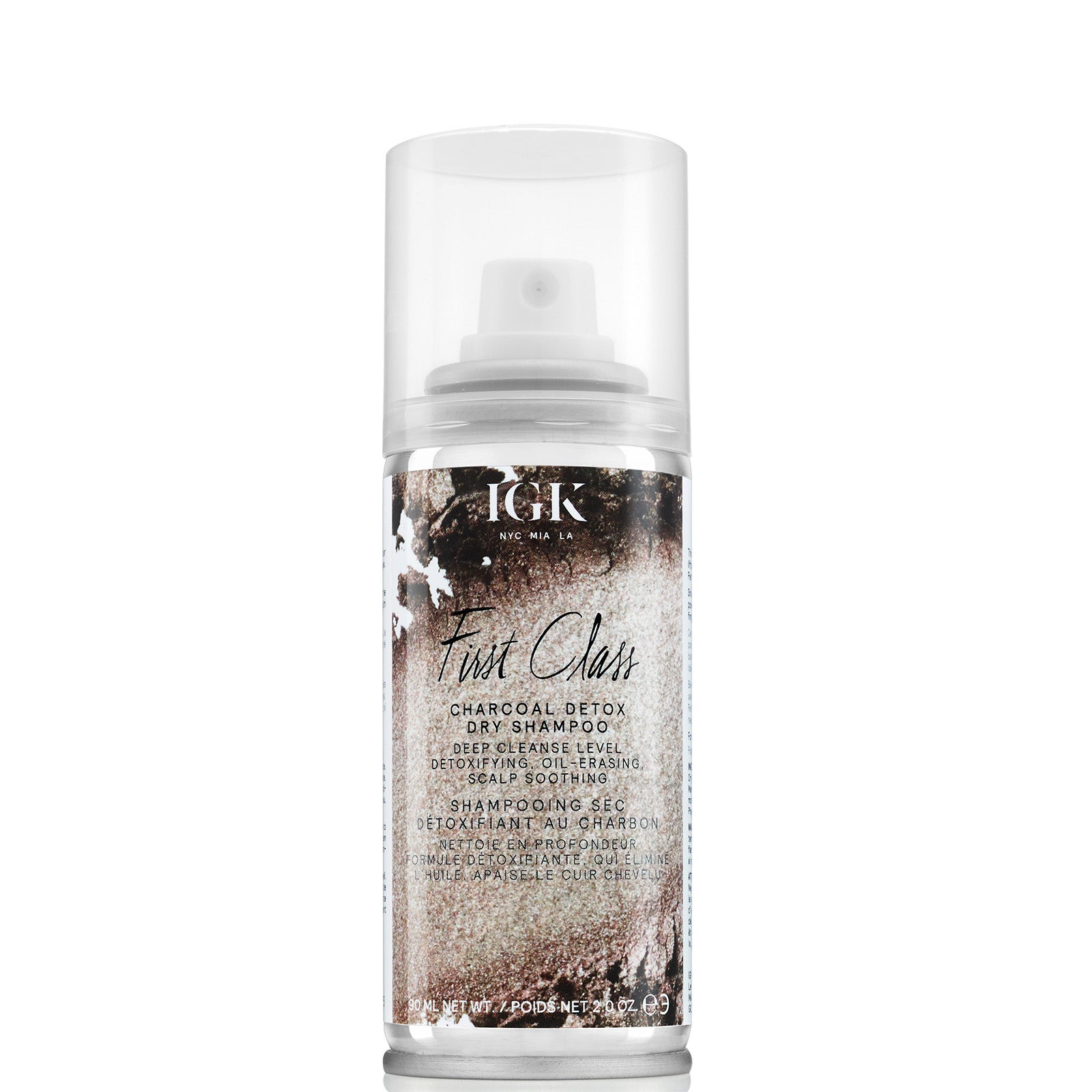 IGK First Class Detoxifying Charcoal Shampoo – Tiefenreinigung Mit Aktivkohle Für Glänzendes Haar, 237 Ml