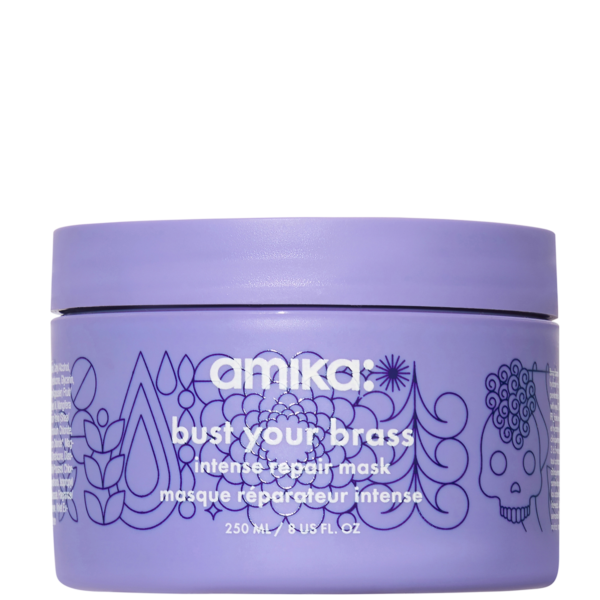 amika Bust Your BrassCool Blonde Intense Repair Hair Mask
