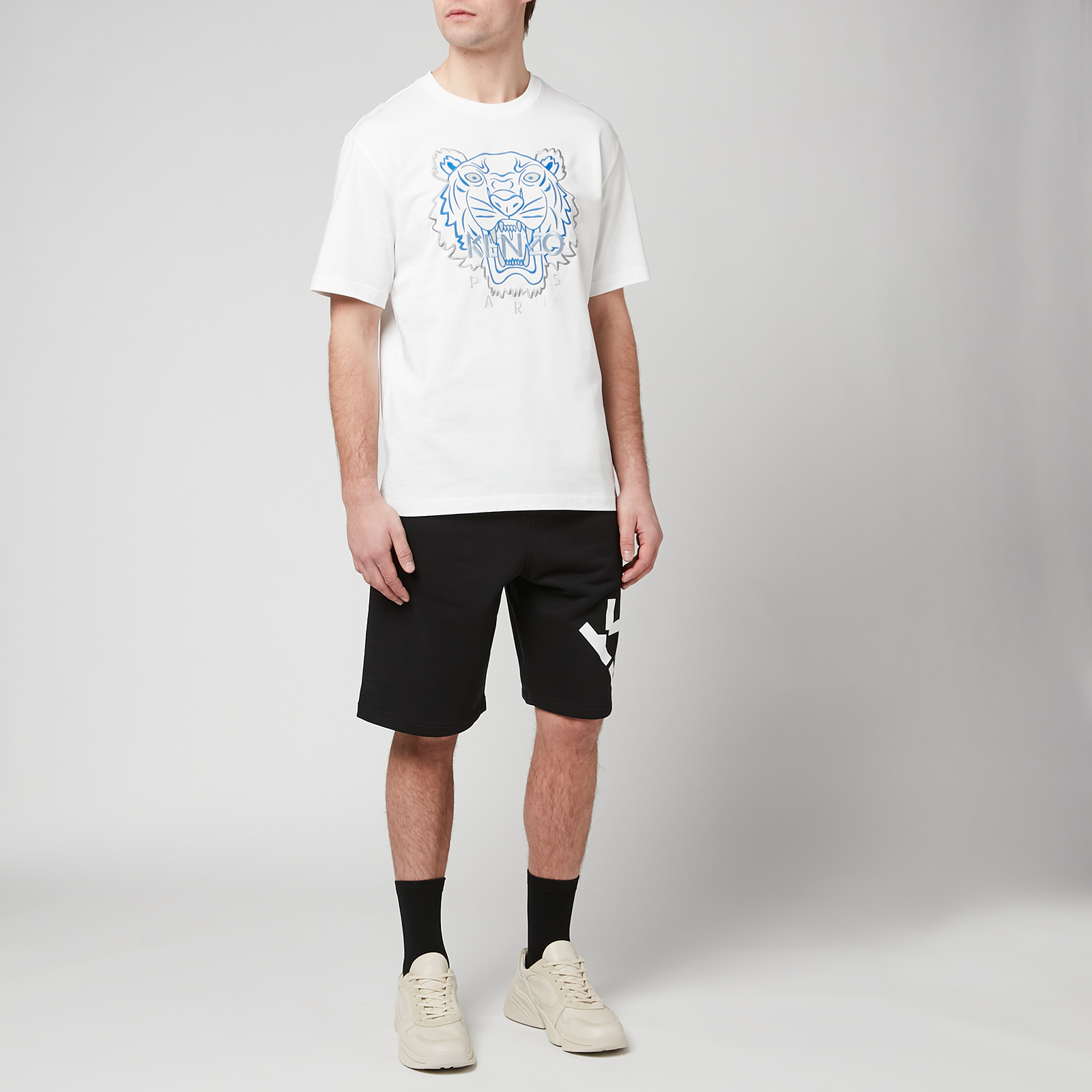 KENZO Men's Tiger Seasonal Relaxed T-Shirt - White - S | Coggles