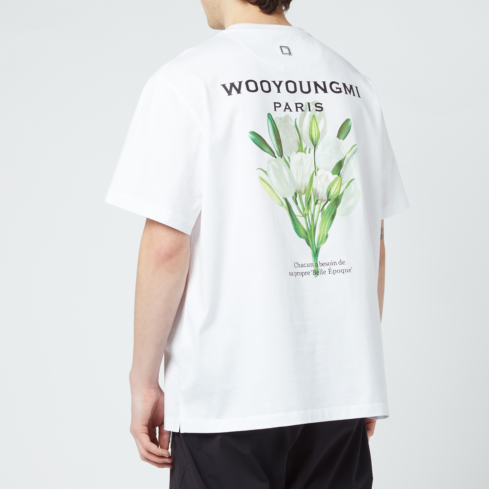 Wooyoungmi Men's Colour Changing Flowers T-Shirt - White