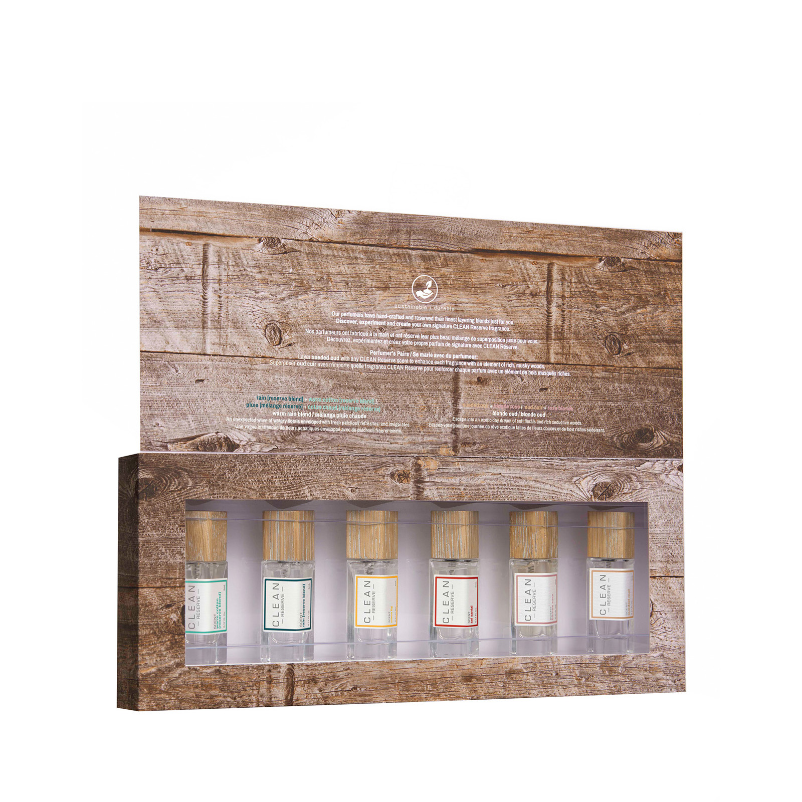 Perfume Samples Clean Rollerball Layering Collection Fragrance Set