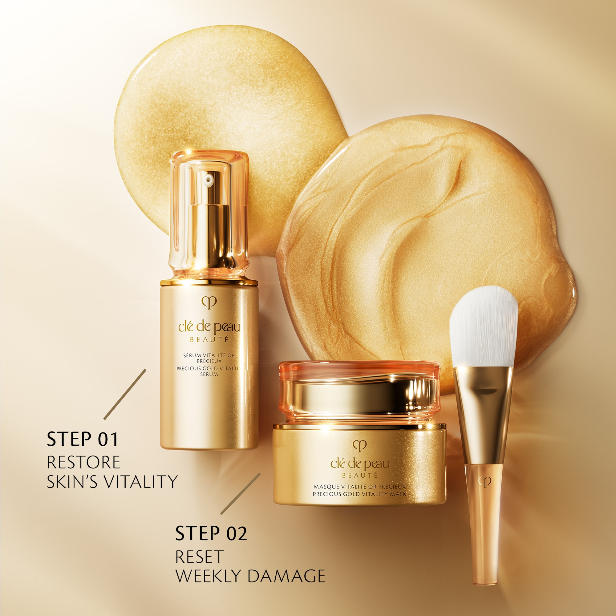 ♡clé de peau♡Precious Gold Vitality Mask CLÉ DE PEAU BEAUTÉ Precious Gold Vitality Mask | Holt Renfrew