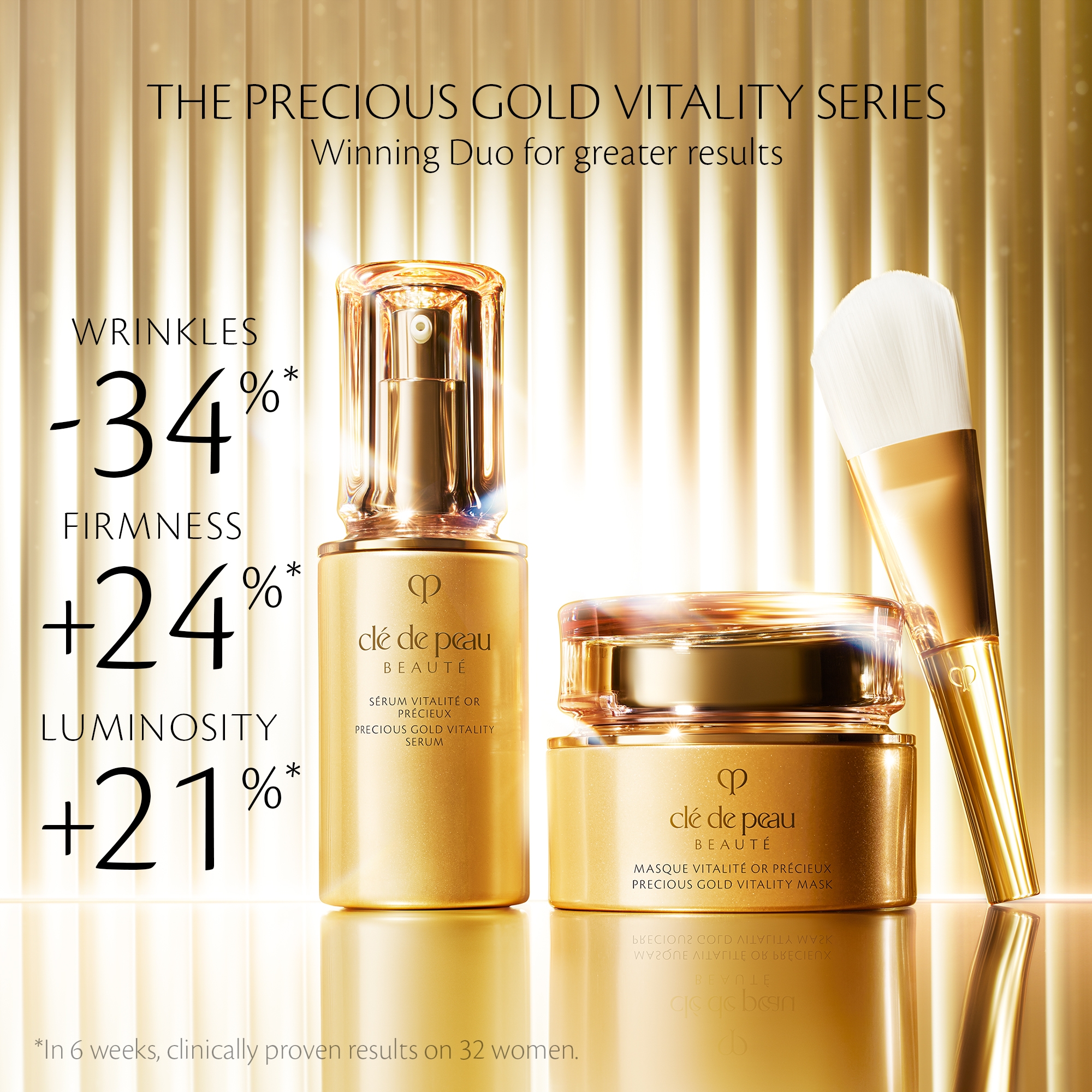 Clé de Peau Beauté Precious Gold Vitality Mask 75ml | Cult Beauty