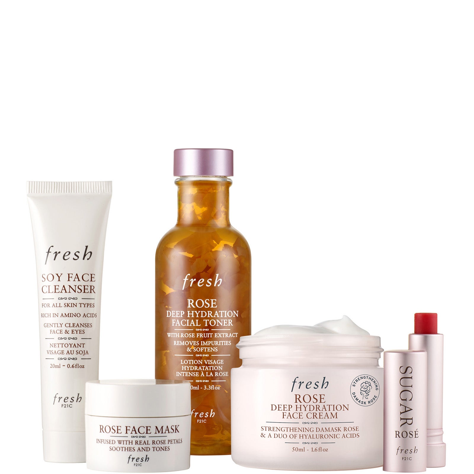 Fresh Rose Deep Hydration Skincare Gift Set | LOOKFANTASTIC