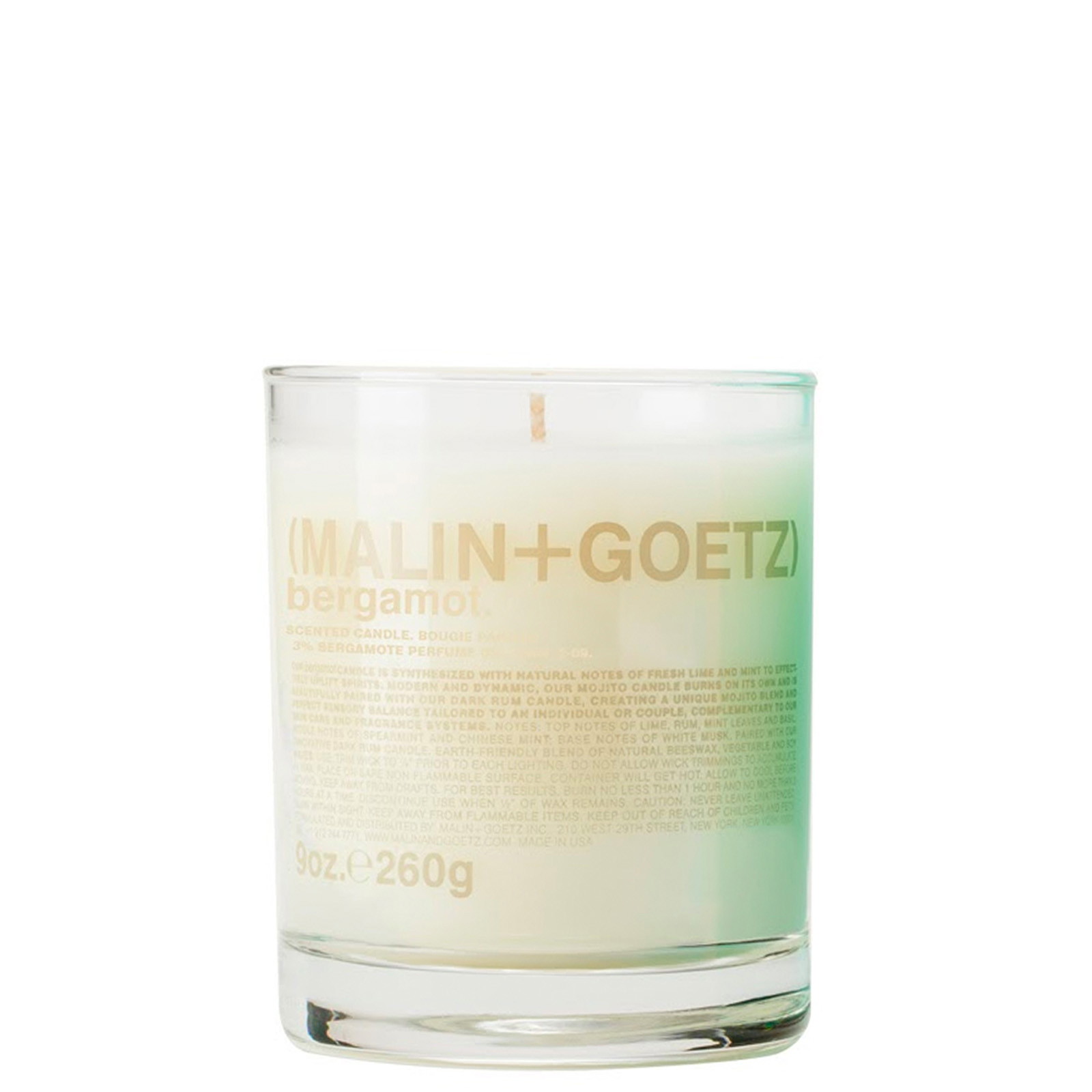 cult MALIN + GOETZ Bergamot Candle