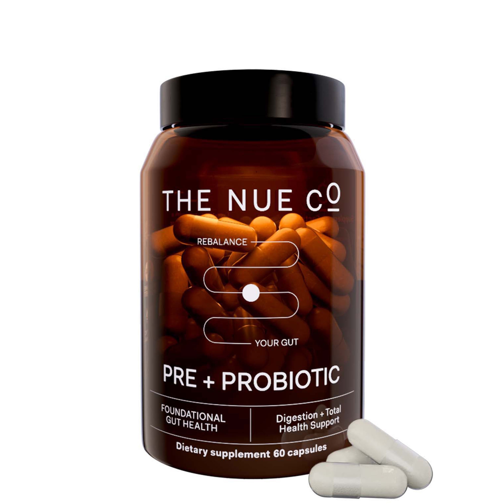 The Nue Co. Prebiotic + Probiotic (60 Capsules) | CultBeauty